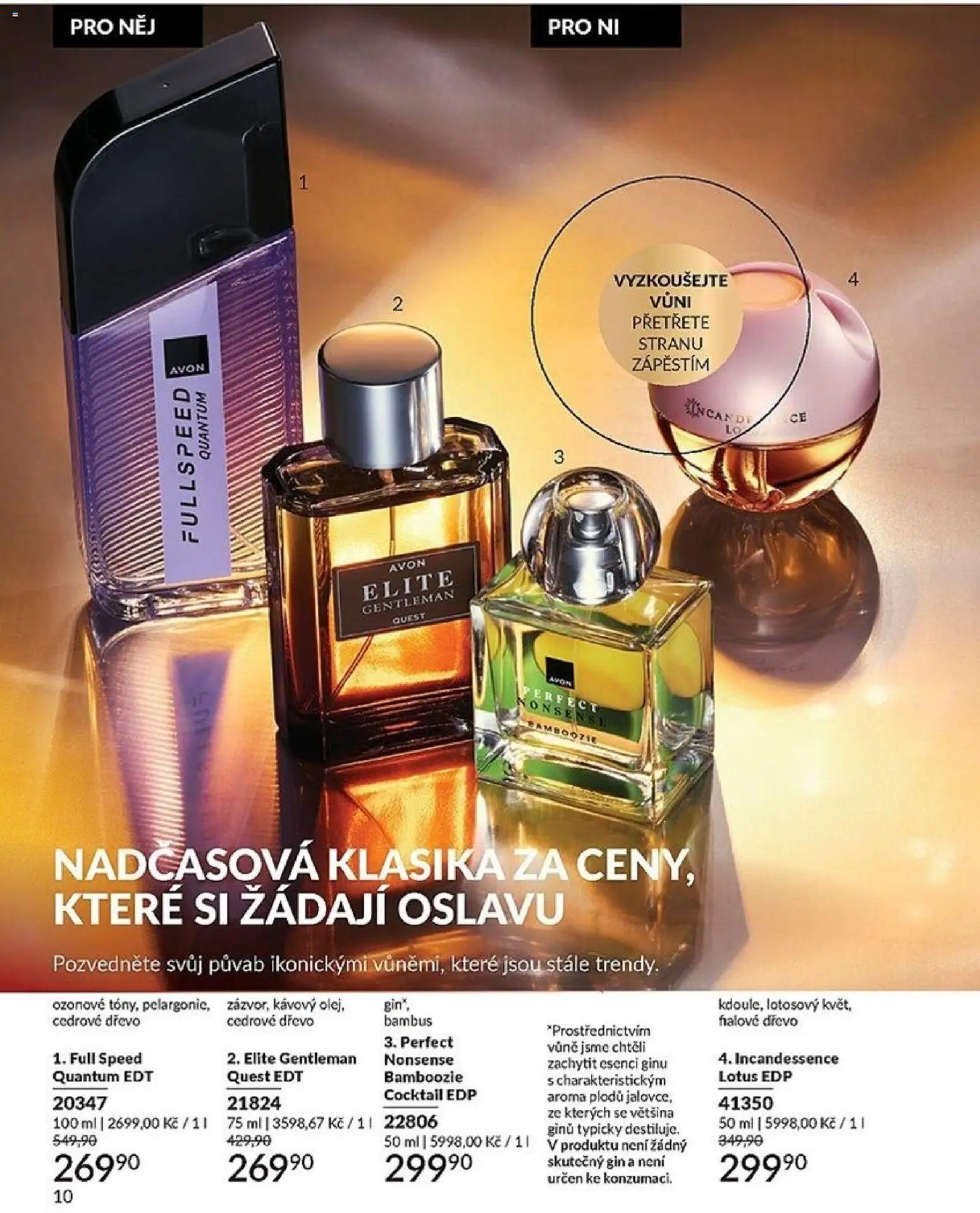 Avon katalog 1/2026 od 01.01.2026 | Strana: 10 | Produkty: Gin, Lotus