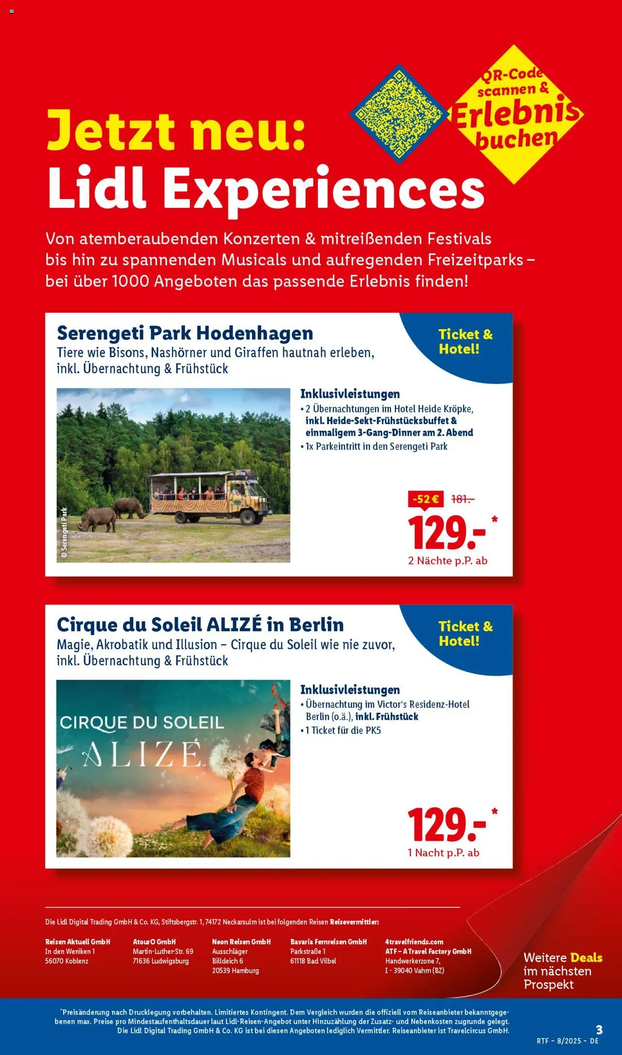 Lidl Reisen - Themenprospekt - gültig ab dem 13.08.2025 | Seite: 3 | Produkte: Bad