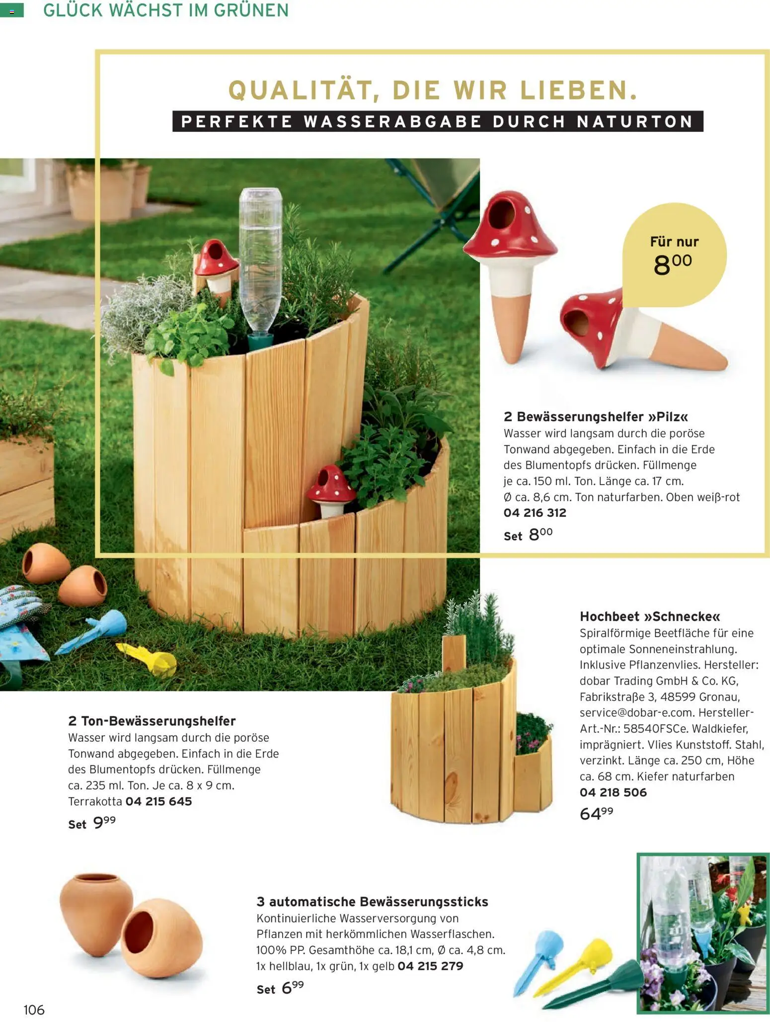 Tchibo Prospekt April – gültig ab 01.04.2026 | Seite: 106 | Produkte: Hochbeet, Wasser