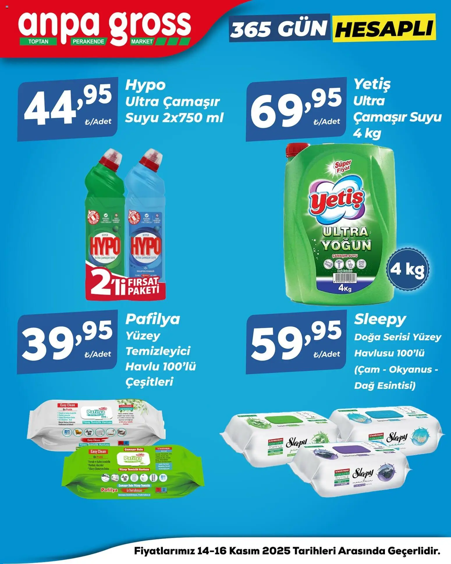 Anpa Gross Temizlikte, bakımda, ferahlıkta - 14.11.2025 tarihinden itibaren geçerlidir | Sayfa: 3 | Ürünler: Sabun