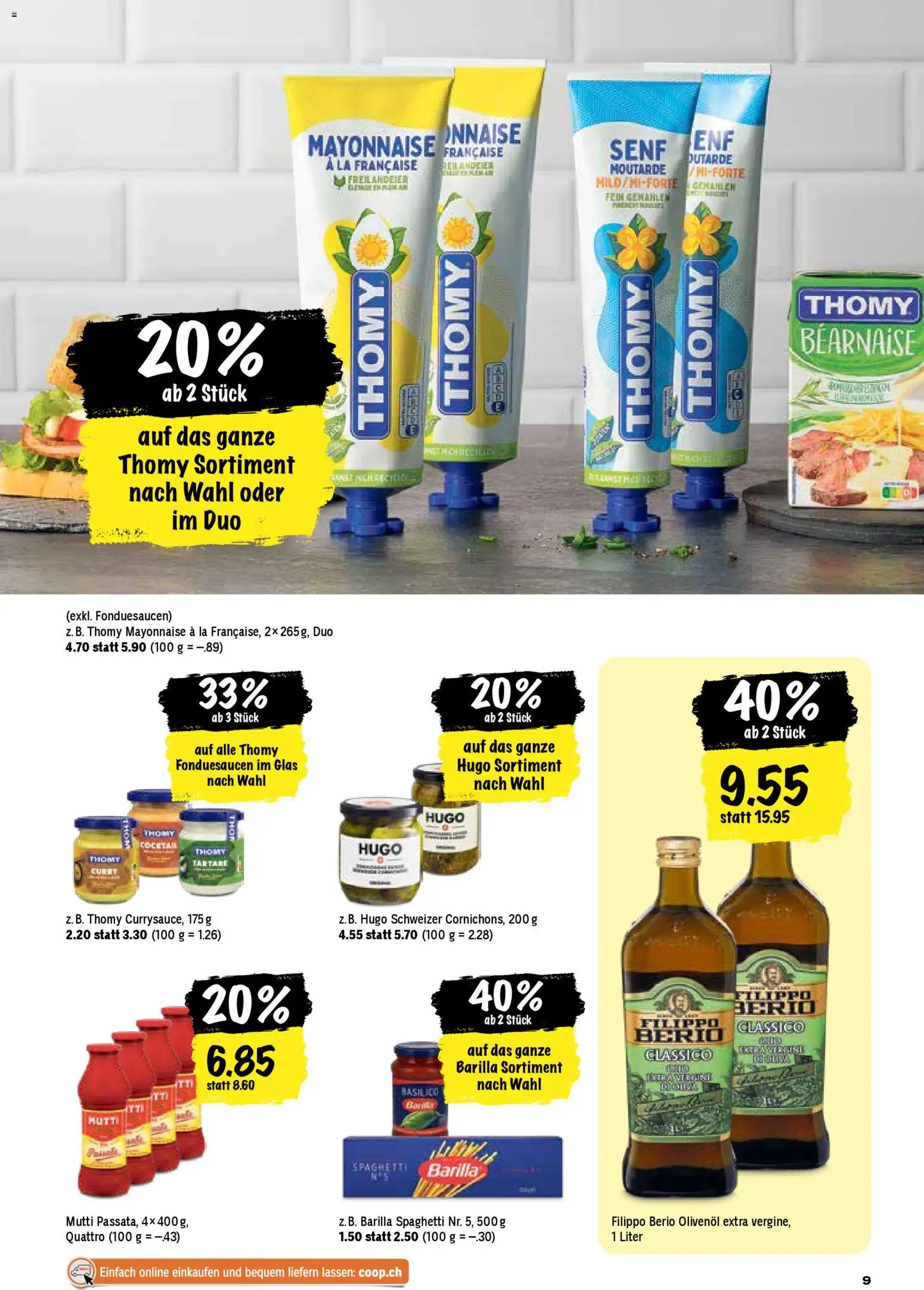 Coop Aktionen – gültig ab 13.11.2025 | Seite: 9 | Produkte: Barilla, Mayonnaise