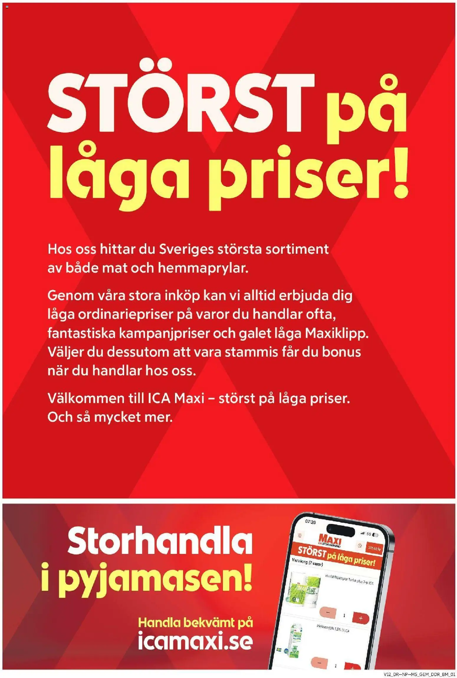 ICA Maxi reklamblad aktuell från 16.03.2026 | Sida: 9