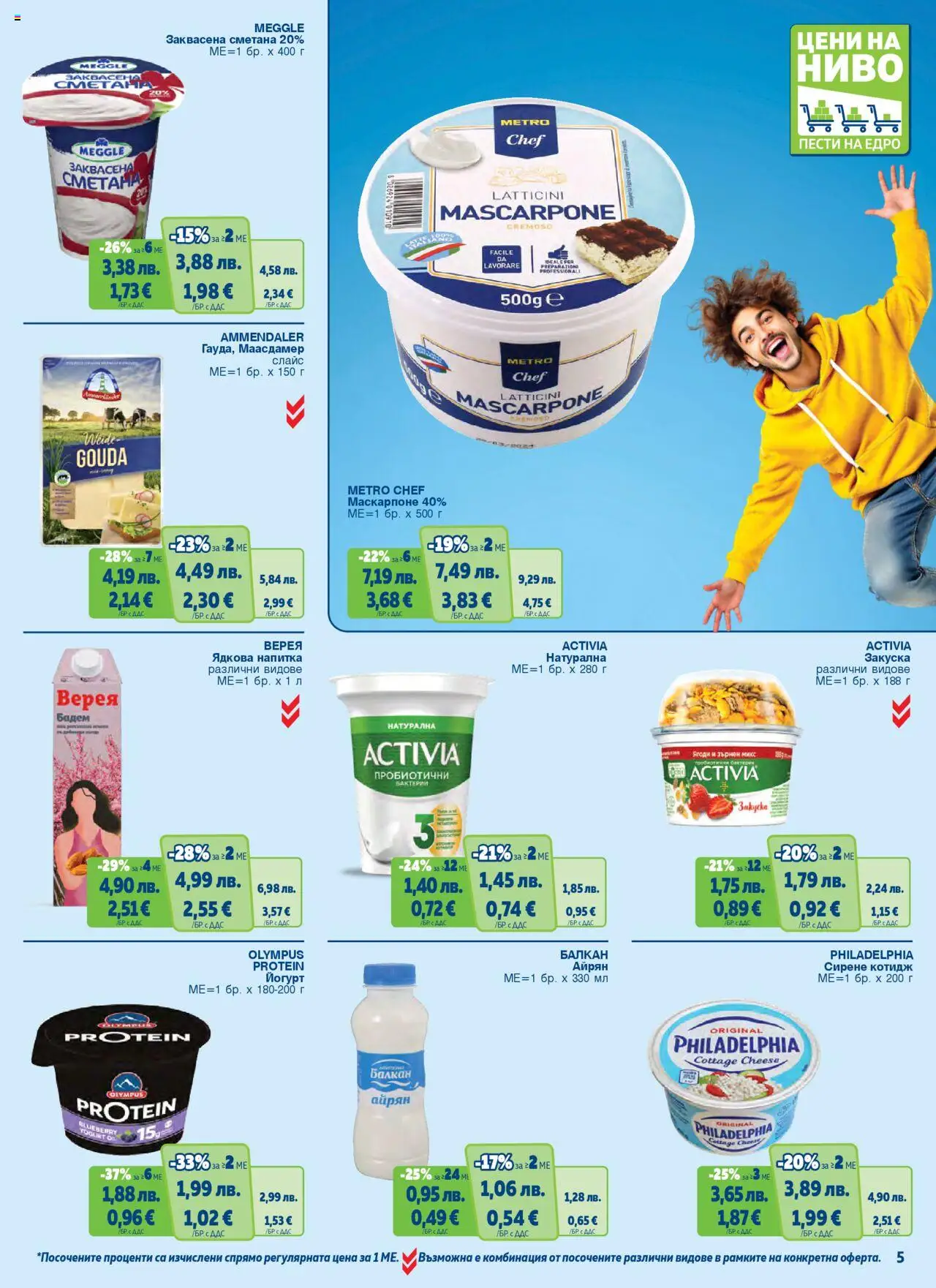  | Страница: 5 | Продукти: Сметана, Сирене, Айрян, Йогурт