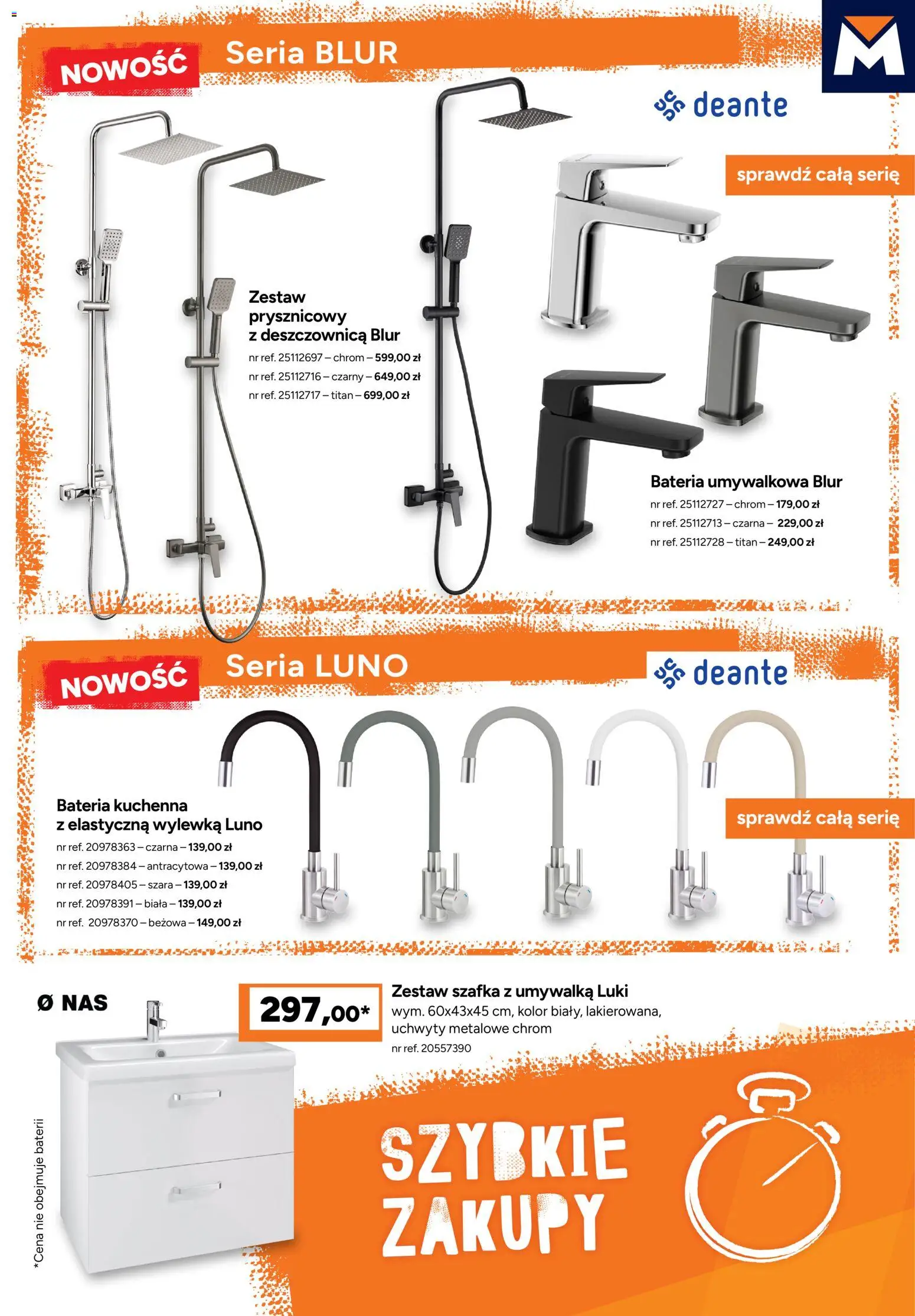 Bricoman gazetka od 02.03.2026 | Strona: 9 | Produkty: Umywalka, Bateria