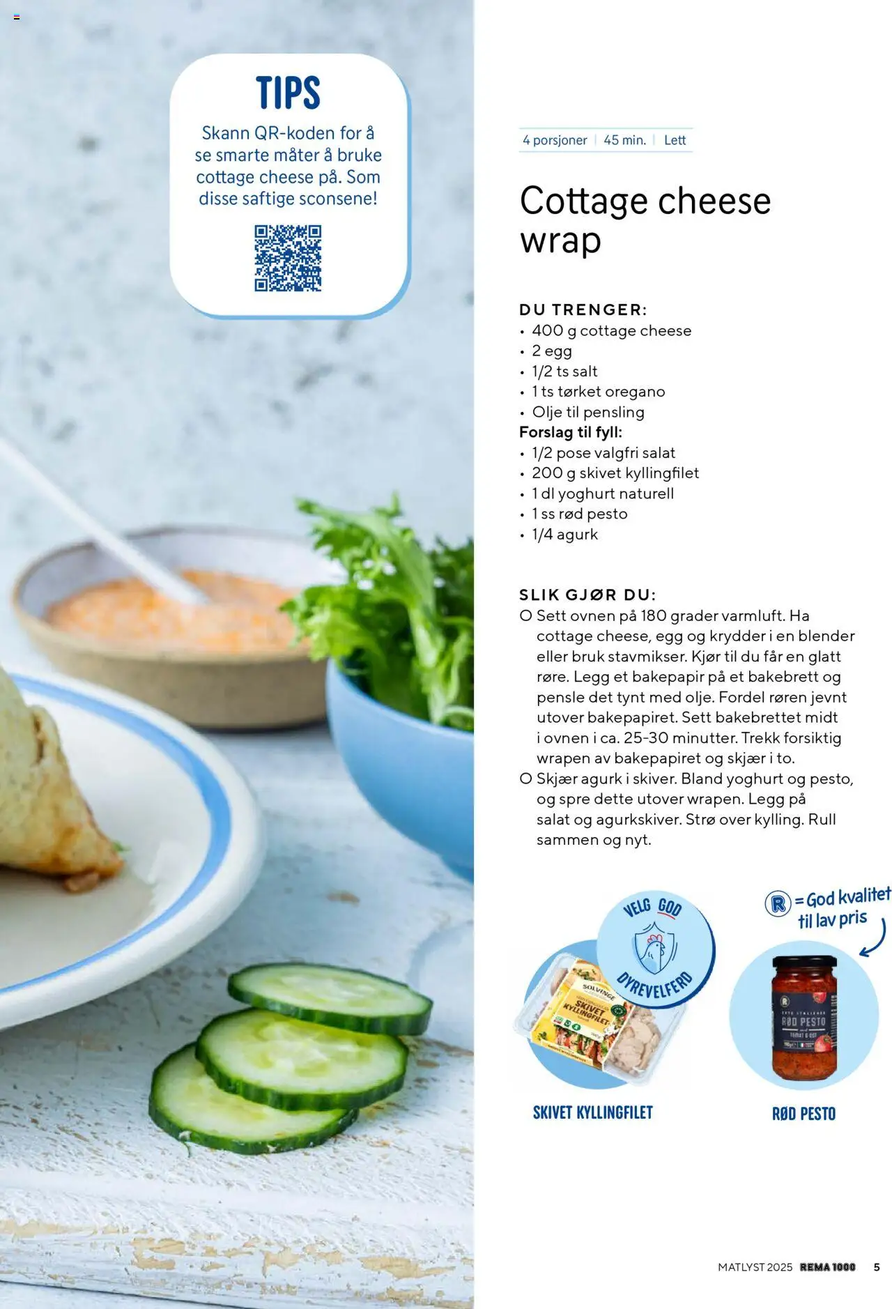  | Side: 5 | Produkter: Yoghurt, Olje, Blender, Oregano