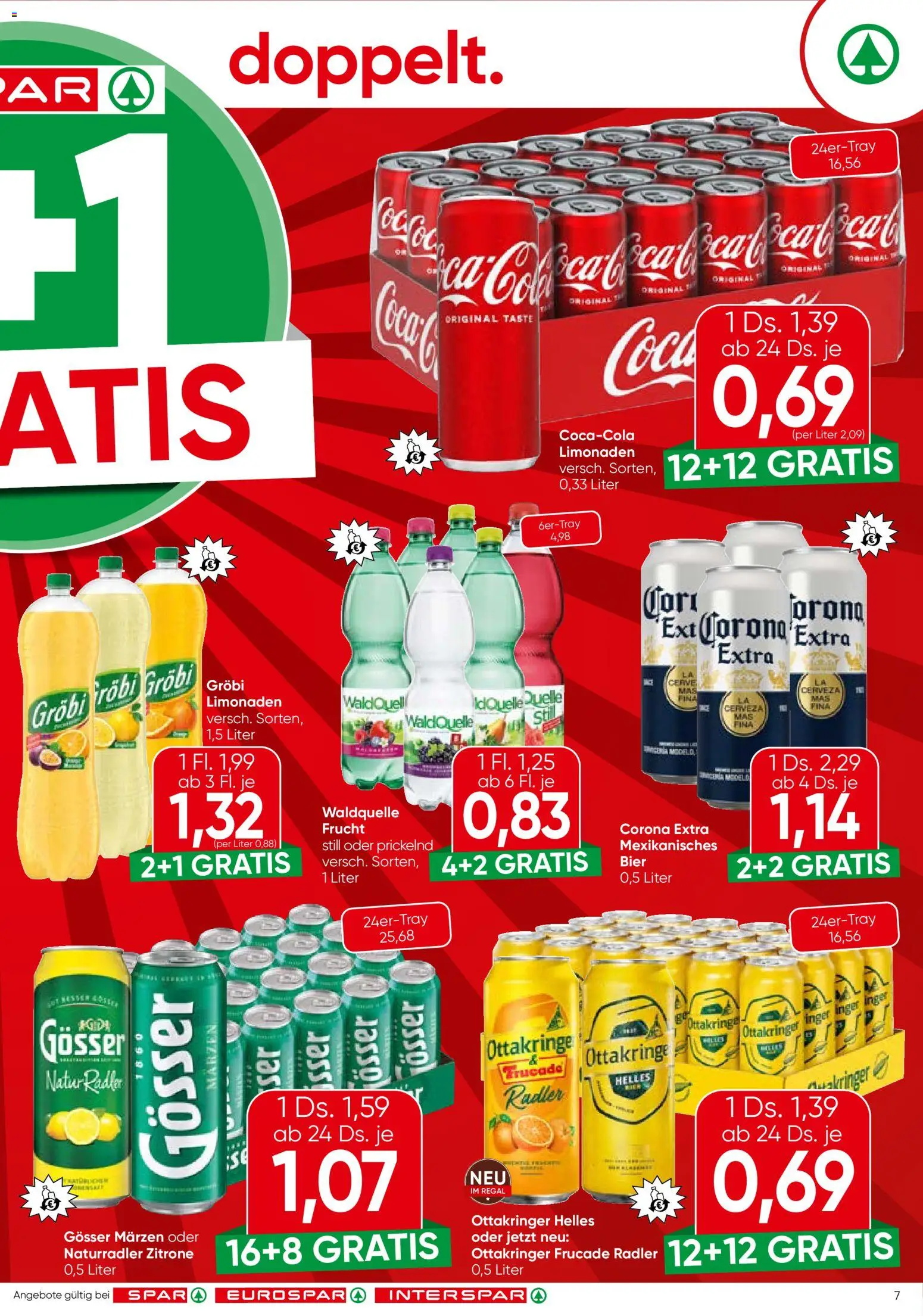 Spar Flugblatt - Niederösterreich gültig ab 09.04.2026 | Seite: 7 | Produkte: Zitrone, Regal, Bier