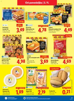 Lidl katalog akcije – veljaven od 29.10.2025 | Stran: 45 | Izdelki: Žemlja, Lazanja