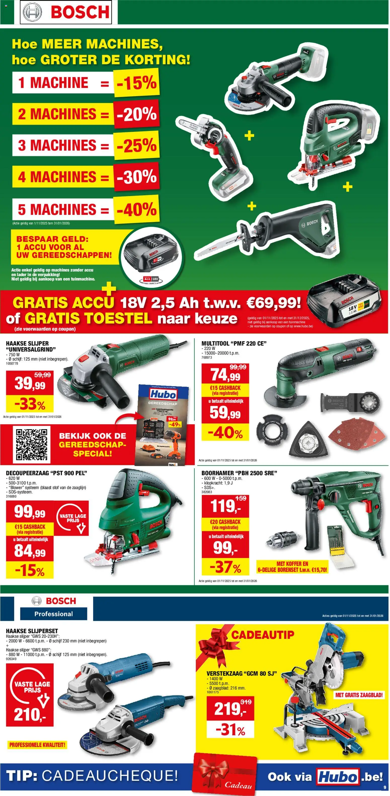 {H1} | Pagina: 8 | Producten: Koffer, Schijf, Slijper, La