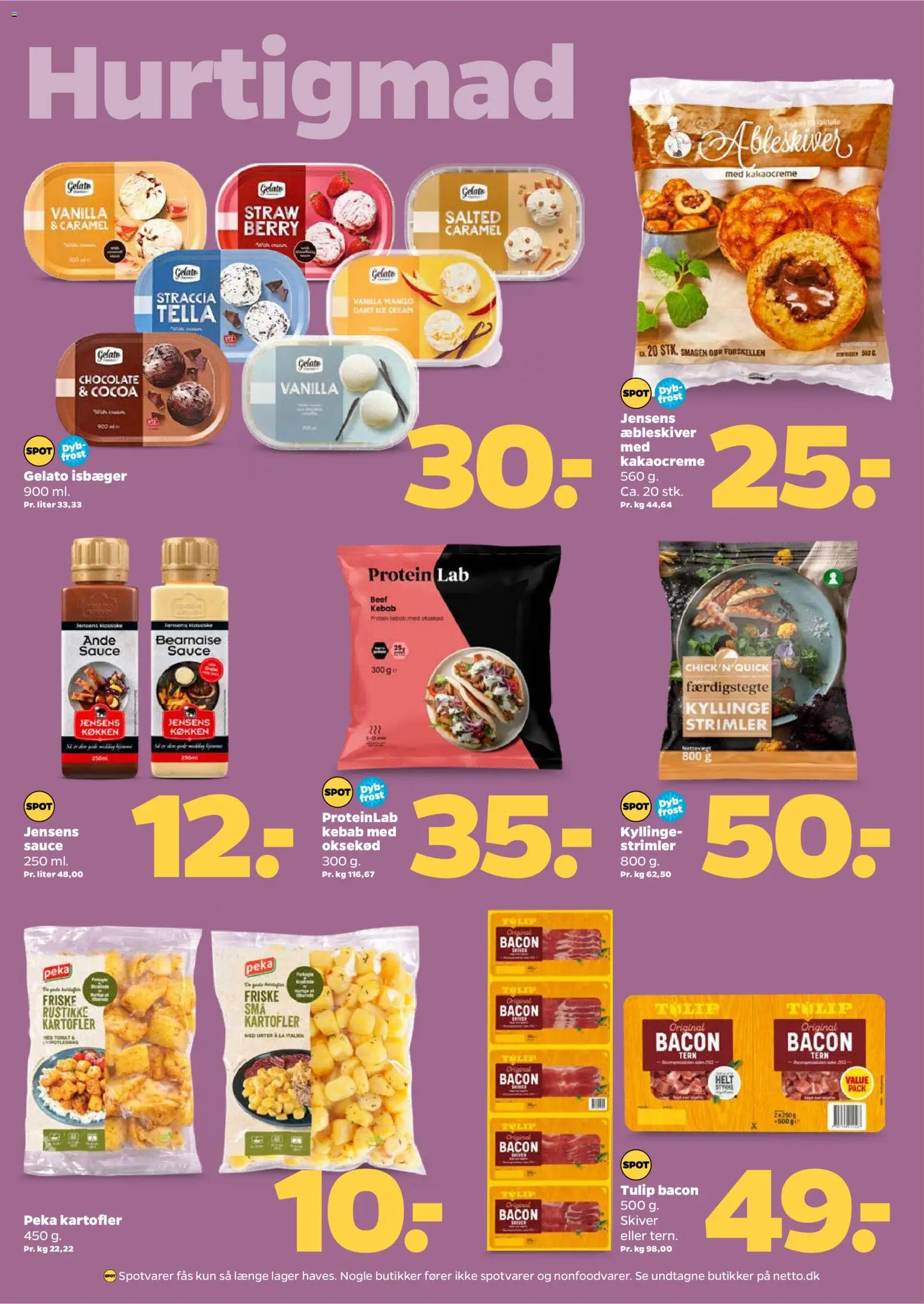 Netto tilbudsavis – gyldig fra 01.11.2025 | Side: 26 | Produkter: Oksekød, Kartofler, Kebab, Bacon