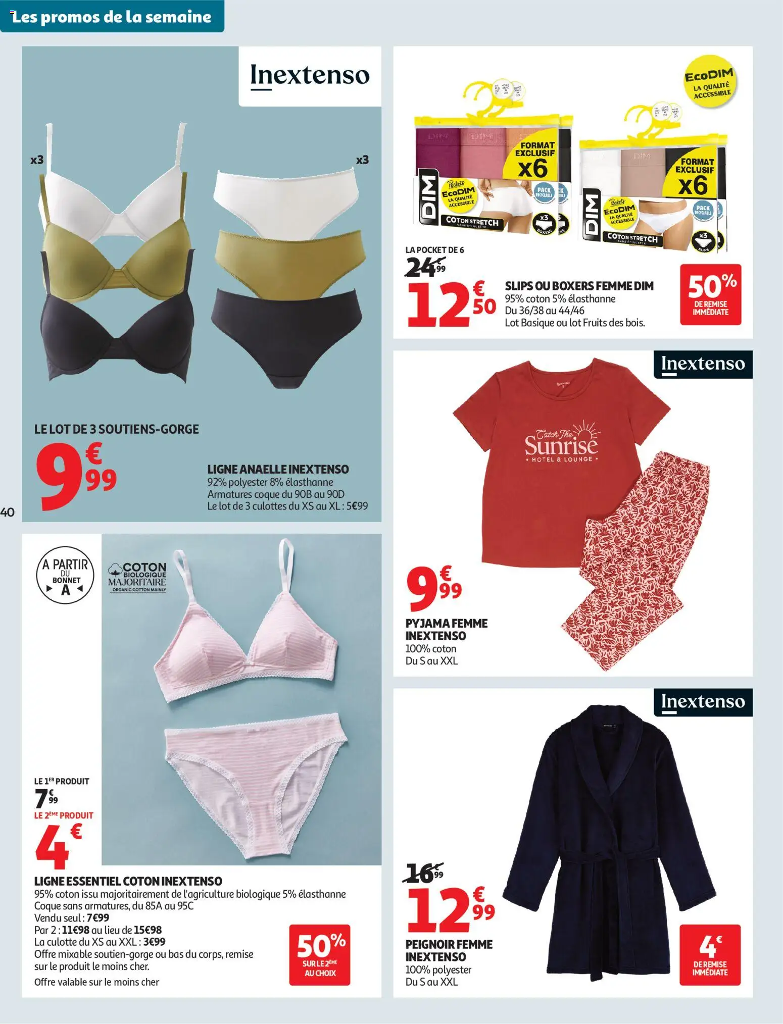 {H1} | Page: 40 | Produits: Bonnet, Peignoir, Thé, Pyjama