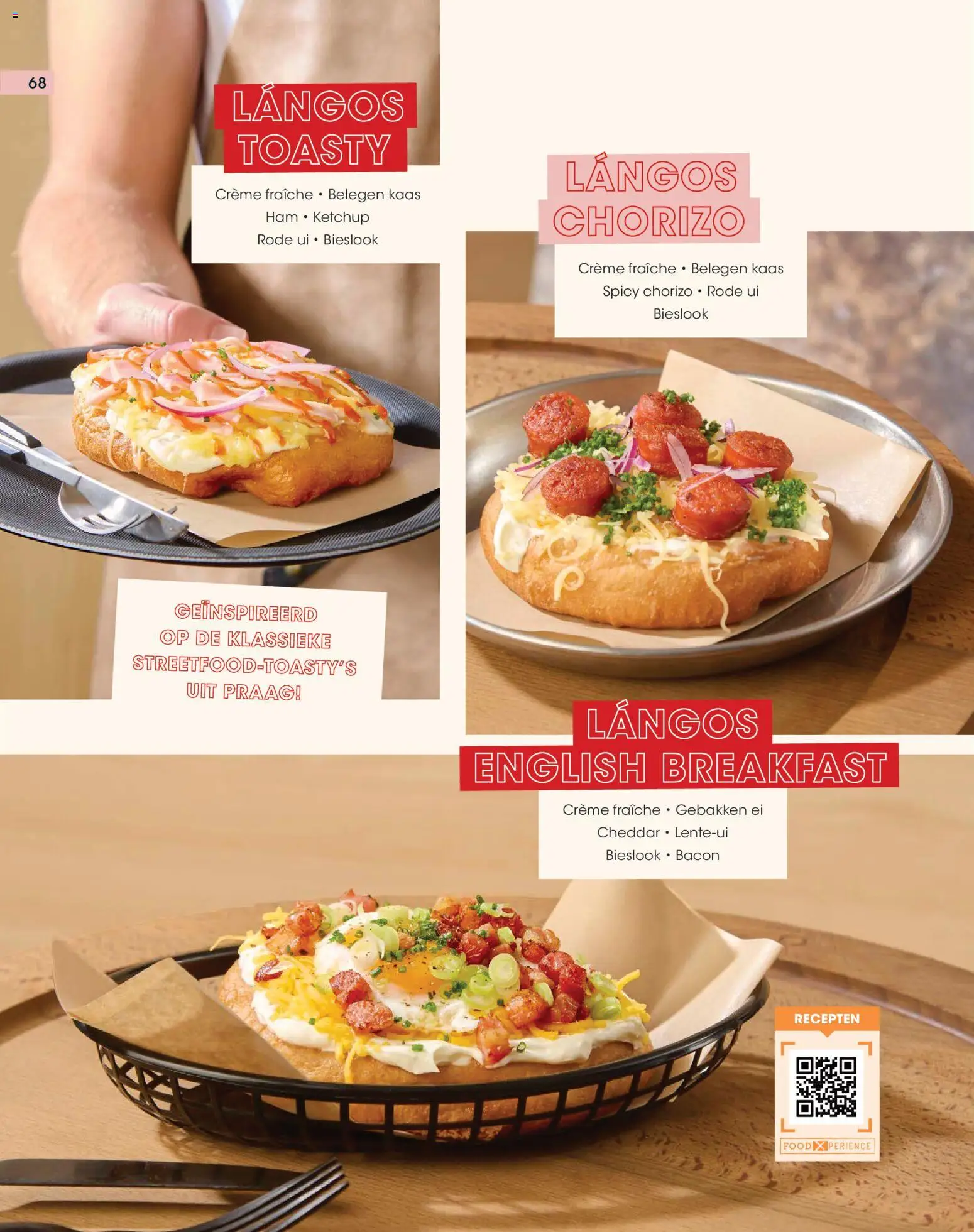 {H1} | Pagina: 68 | Producten: Ui, Kaas, Bacon, Crème