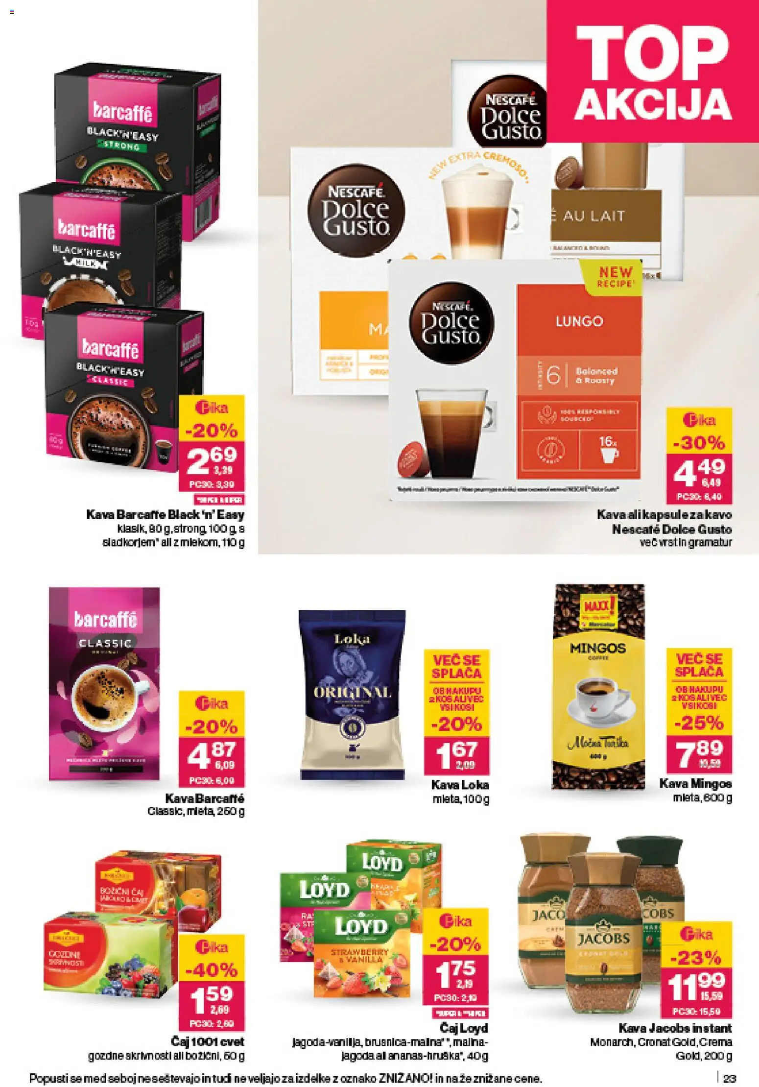 Novi Mercator katalog ponudbe – veljaven od 06.11.2025 | Stran: 25 | Izdelki: Kava, Caj