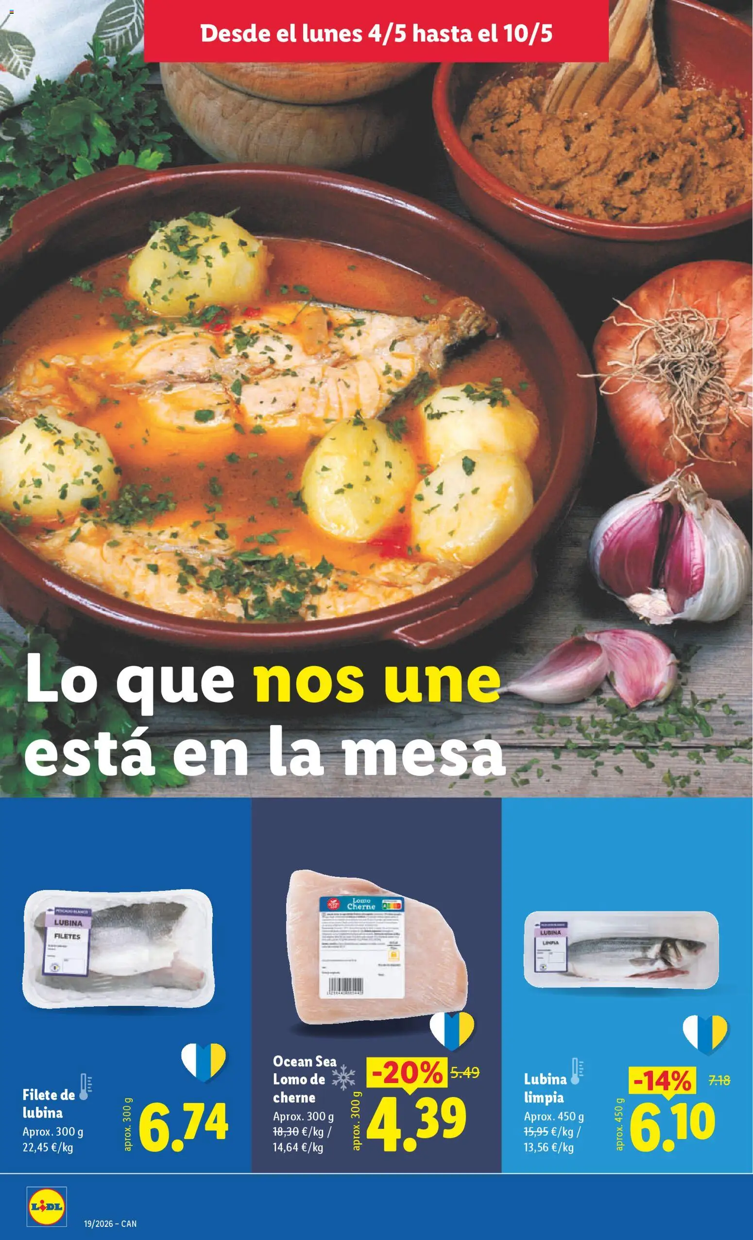 Lidl folleto │ válido desde el 04.05.2026 | Página: 8 | Productos: Filete, Mesa