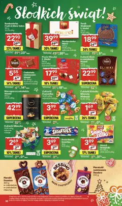 Pogląd oferty "Delikatesy Centrum Gazetka" - ważna od 18.12.2025 | Strona: 30 | Produkty: Pierniki, Bombonierka, Czekolada, Cukierki