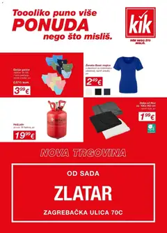 Nova Trgovina Zlatar - Pregled kataloga iz trgovine Kik, vrijedi od 24.03.2026