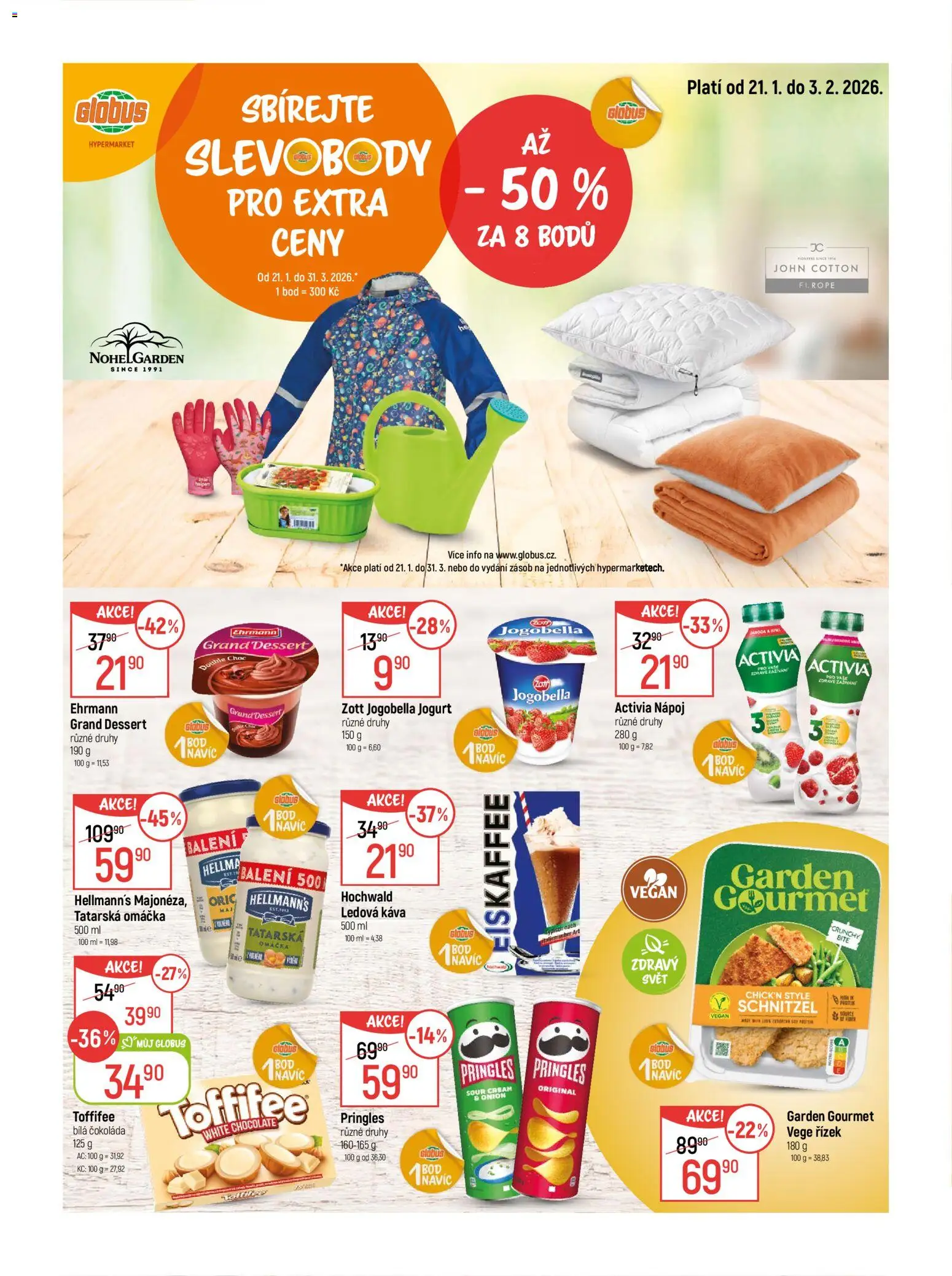 Globus leták - Karlovy Vary od 21.01.2026 | Strana: 13 | Produkty: Vegan, Globus, Pringles, Eiskaffee