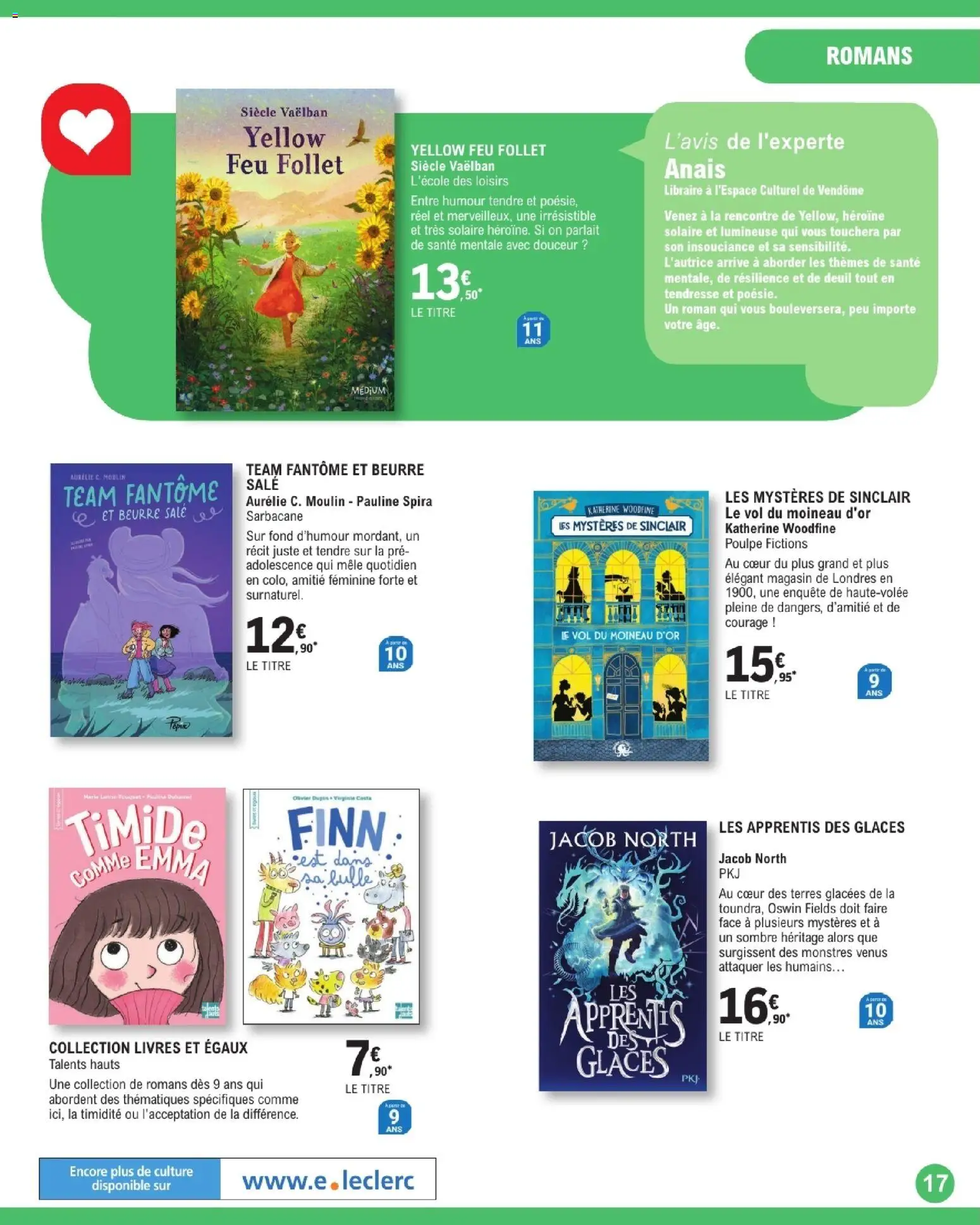 {H1} | Page: 17 | Produits: Glaces, Beurre