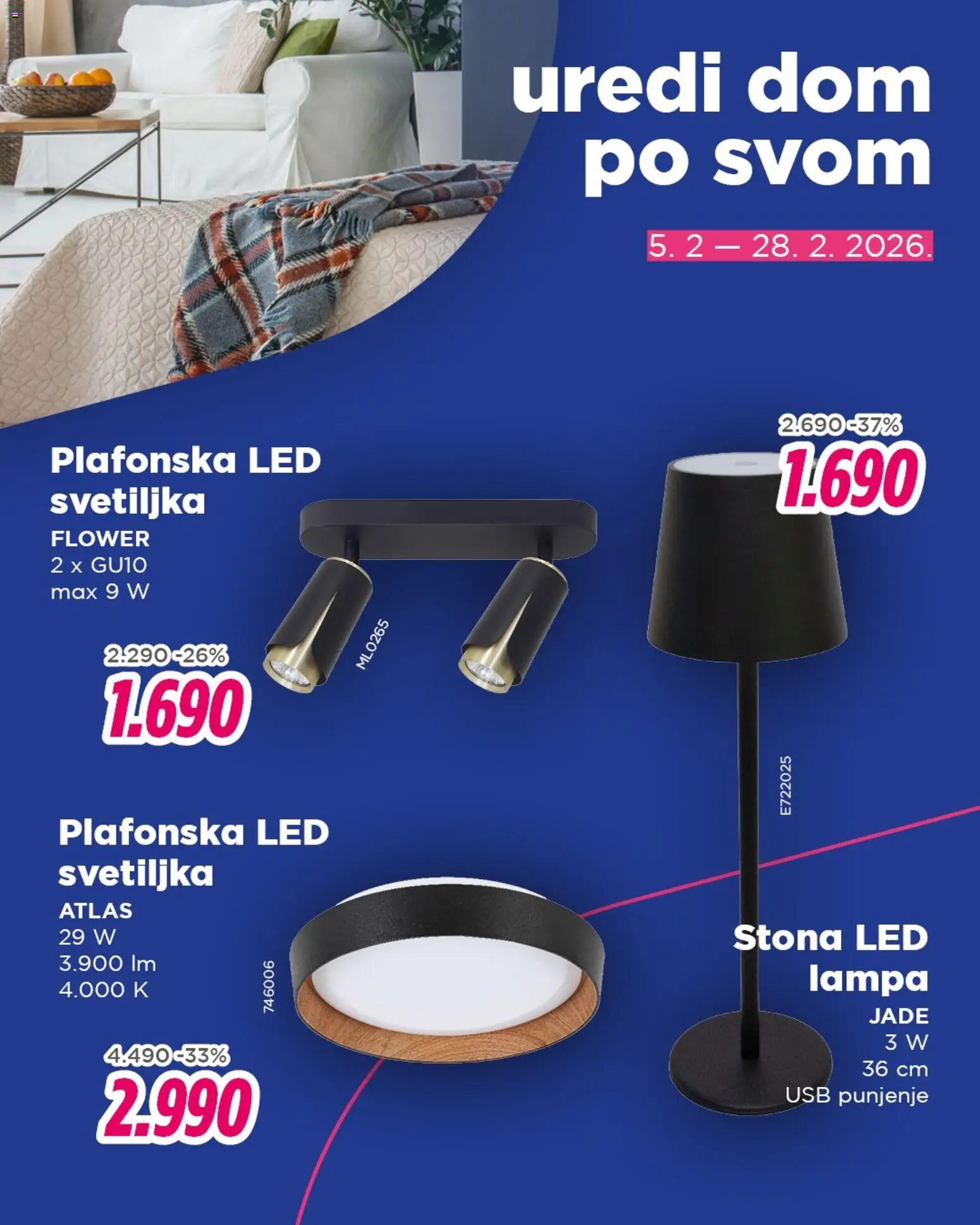 Okov katalog - važi od 05.02.2026 | Strana: 7 | Proizvode: Lampa, USB