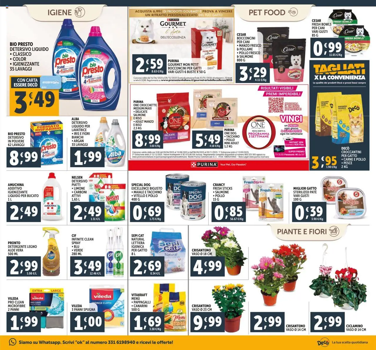 Volantino Decò del 16.10.2025 | Pagina: 19 | Prodotti: Limone, Crocchette, TV, Aloe vera