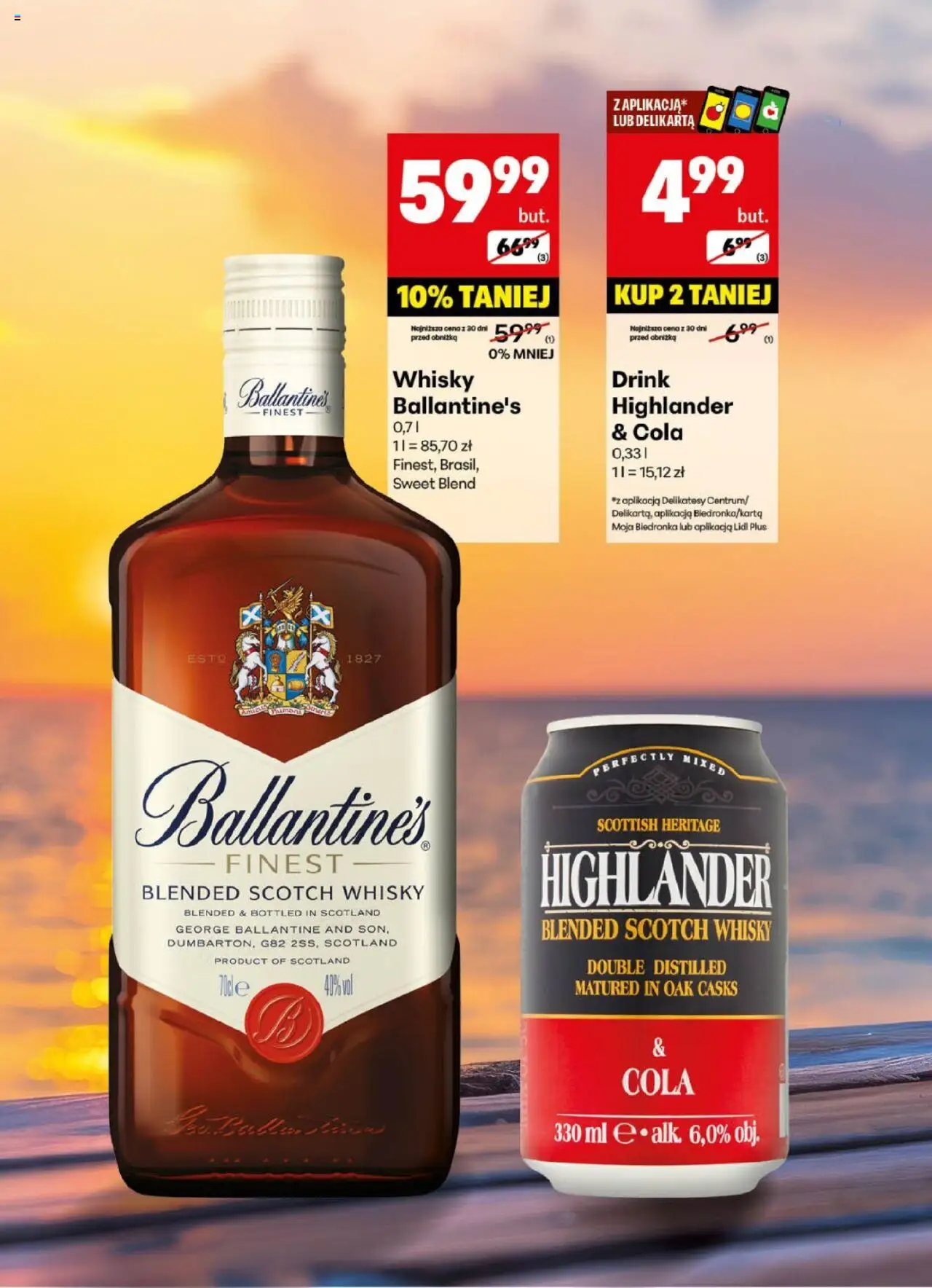 Delikatesy Centrum Gazetka alkoholowa od 26.05.2025 | Strona: 18 | Produkty: Delikatesy, Whisky