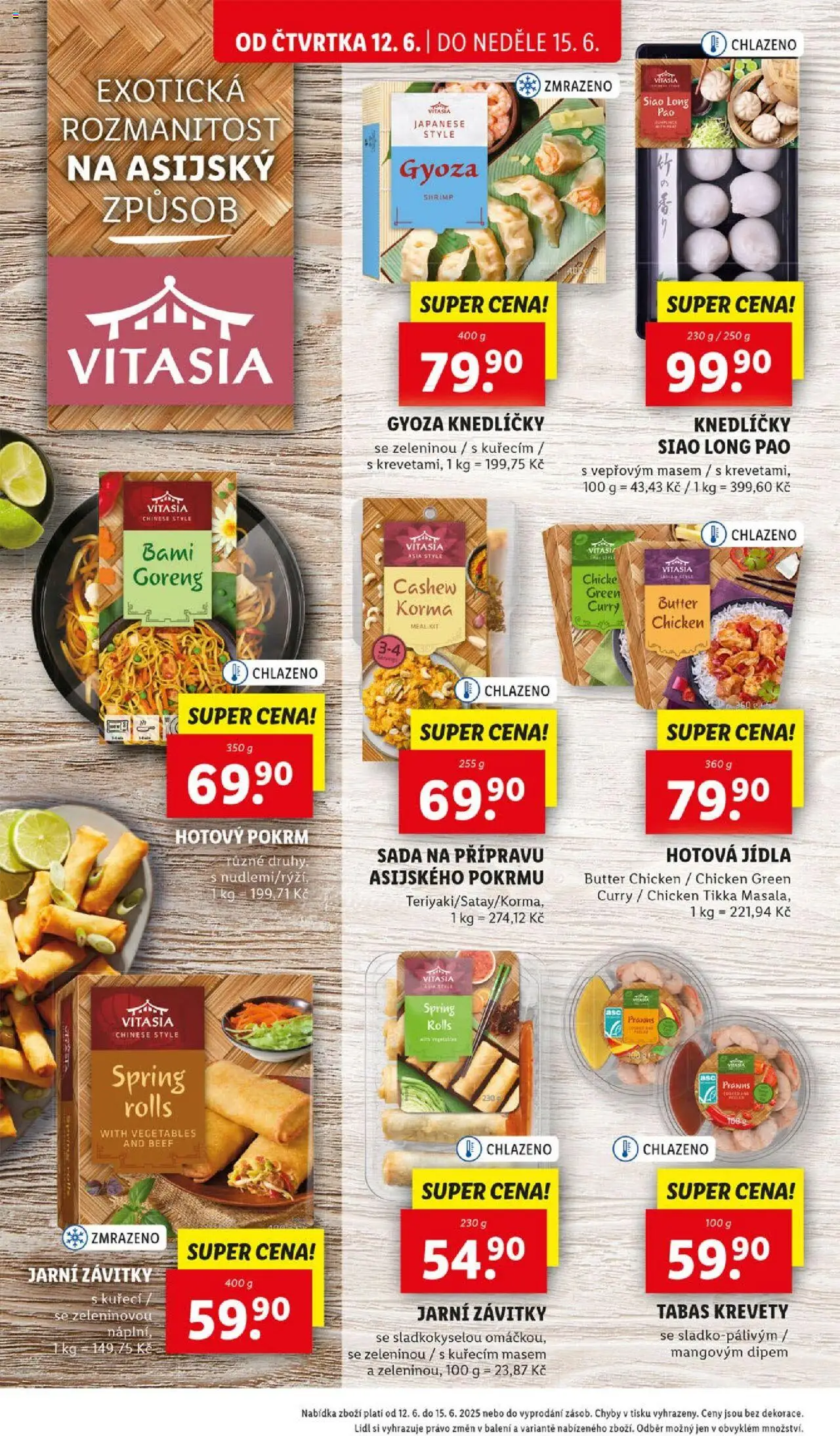 Lidl leták od 12.06.2025 | Strana: 18 | Produkty: Butter chicken, Hotová jídla, Bami Goreng, Siao long pao
