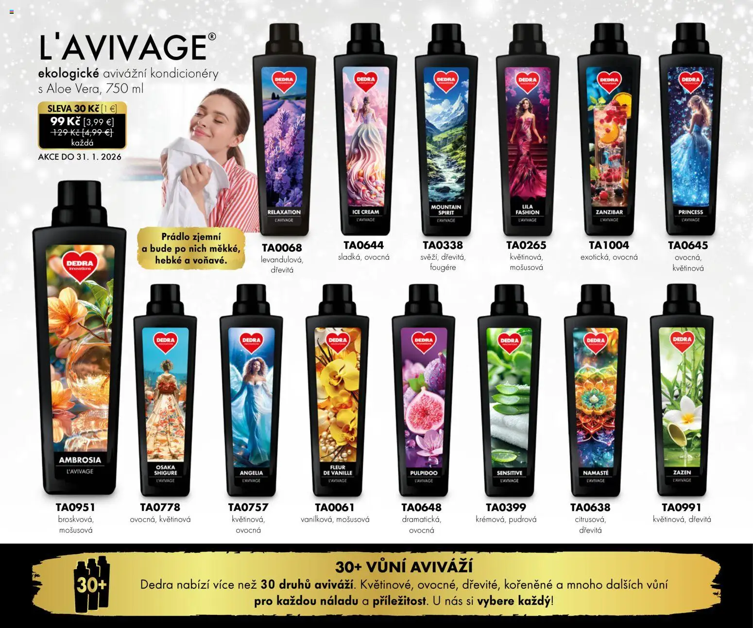 Nové Dedra akcie – leták je platný od 01.01.2026 | Strana: 2