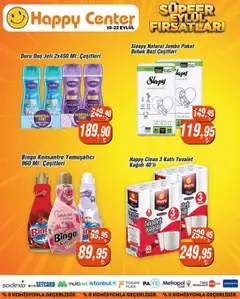 Happy Center Katalog - 10.09.2025 tarihinden itibaren geçerlidir | Sayfa: 16 | Ürünler: Tuvalet, Duş, Duş jeli, Yumuşatıcı