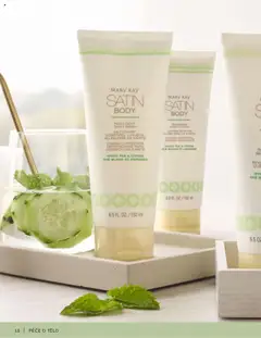 Náhled letáku SATIN BODY Indulgent Shea Wash, Indulgent Shea Wash, NETTOYANT CORPOREL LUXUEUX AU BEURRE DE KARITÉ, CREMA LIMPIADORA REFRESCANTE PARA CUERPO CON KARITÉ, WHITE TEA & CITRUS THE BLANC ET AGRUMES od 16.03.2025 | Strana: 14 | Produkty: Crema, Body