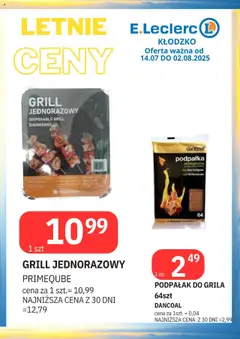 E.Leclerc Gazetka - Kłodzko od 14.07.2025 | Strona: 5 | Produkty: Grill, Grill jednorazowy