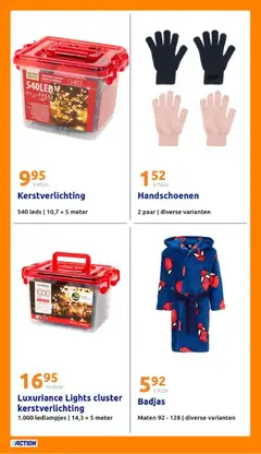Action folder week 51 - Voorbeeld van een folder van Action, geldig van 17.12.2025 | Pagina: 19 | Producten: Badjas, Handschoenen