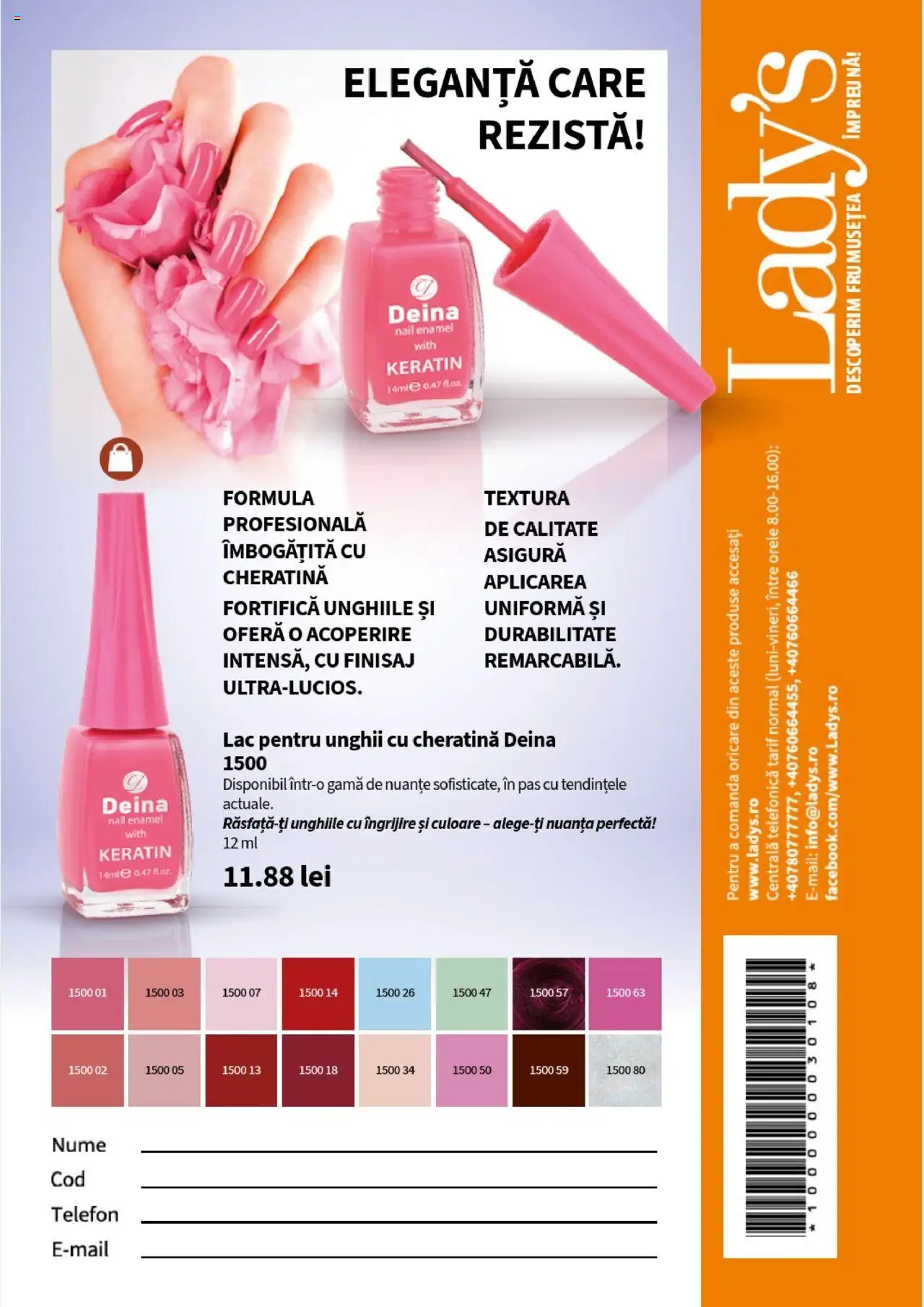 Noul catalog Lady’s – valabil de la 25.09.2025 | Pagină: 134 | Produse: Telefon