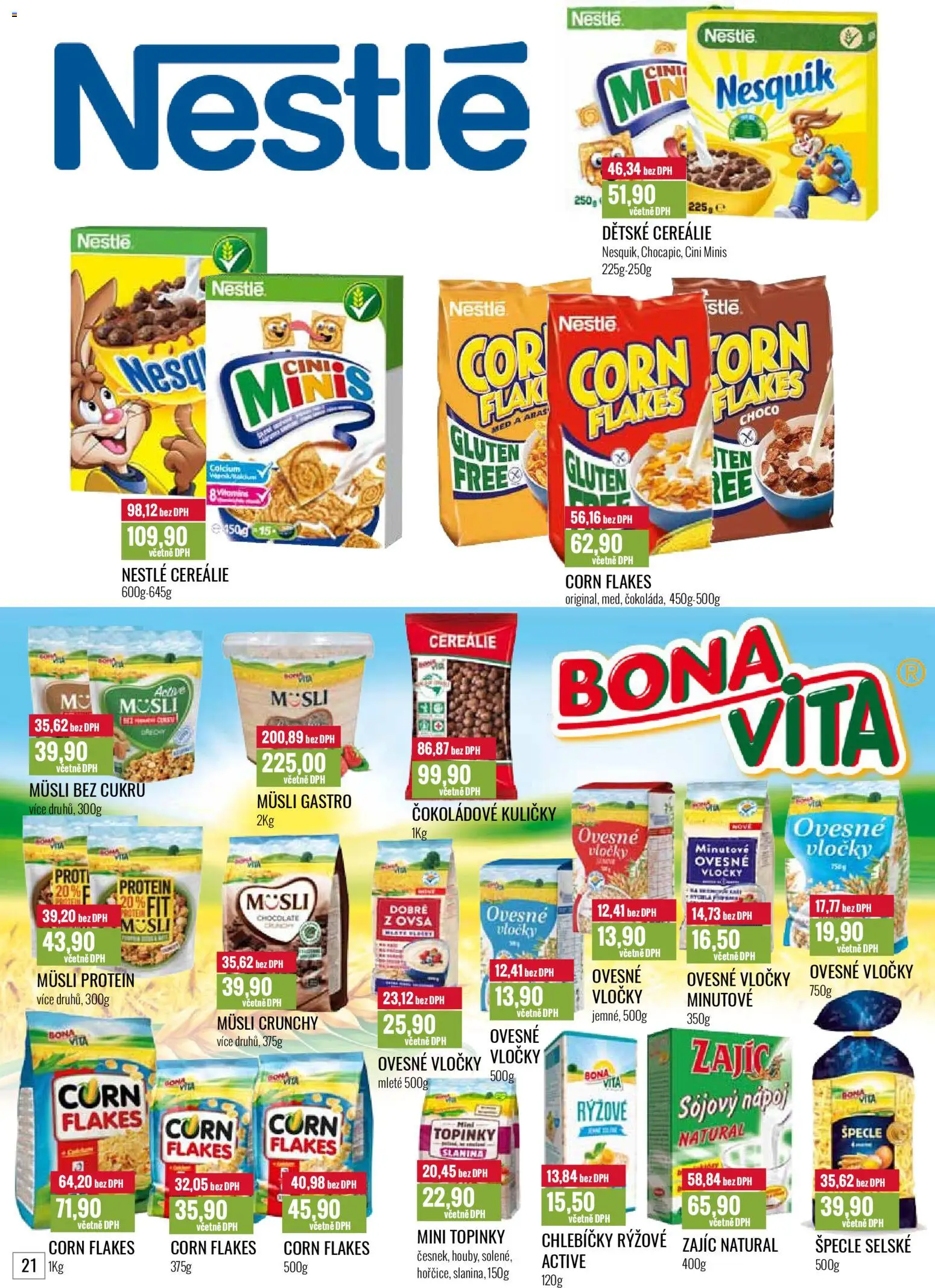 Ratio leták od 01.02.2026 | Strana: 22 | Produkty: Špecle, Nesquik, Sójový nápoj, Slanina