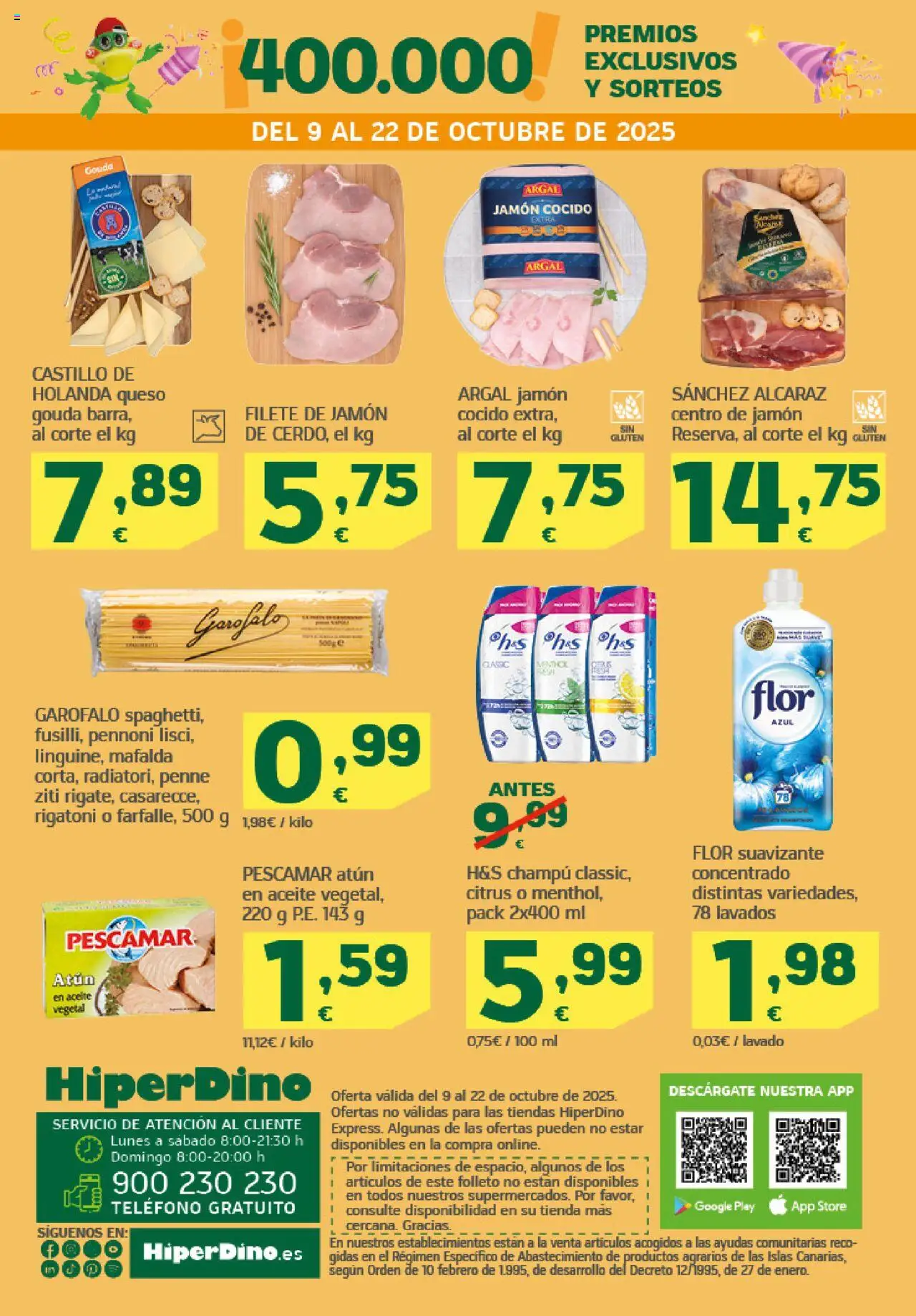 HiperDino folleto │ válido desde el 09.10.2025 | Página: 52 | Productos: Aceite, Teléfono, Suavizante, Queso Gouda