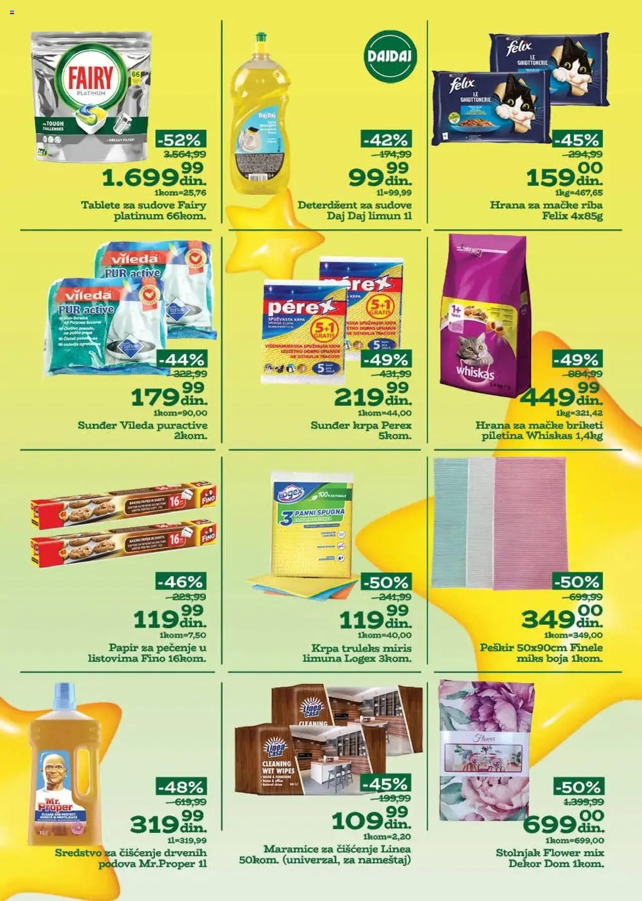 Univerexport katalog - važi od 04.08.2025 | Strana: 15 | Proizvode: Deterdžent za sudove, Hrana za mačke, Piletina, Whiskas