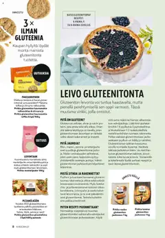 K-Supermarket - K-Ruoka – voimassa 27.08.2025 alkaen | Sivu: 8 | Tuotteet: Jauhe, Pizzataikina, Voi, Peruna