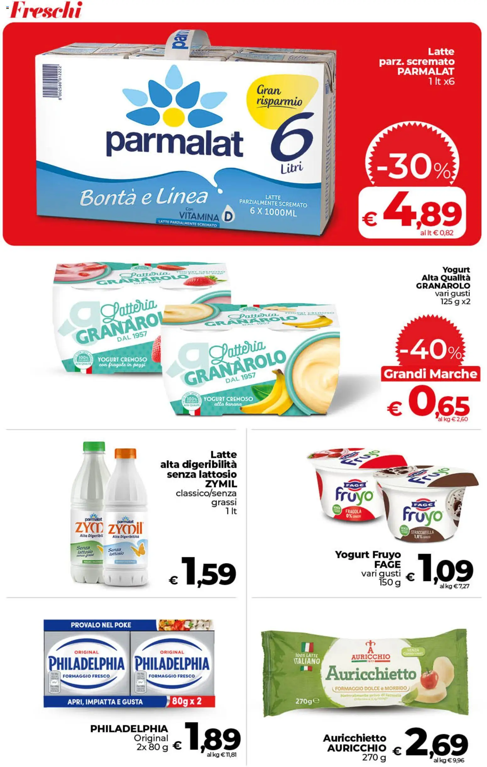 Volantino COOP del 13.02.2026 | Pagina: 16 | Prodotti: Fragole, Latte, Latte parzialmente scremato, Stracciatella