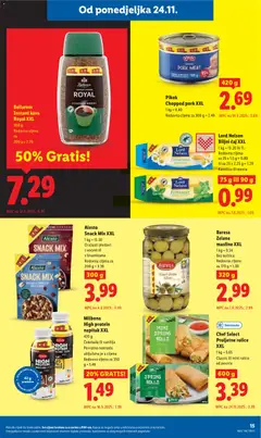 Bellarom Instant kava Royal XXL, Instant coffee Royal XXL, 300 g - Pregled kataloga iz trgovine Lidl, vrijedi od 24.11.2025 | Stranica: 15