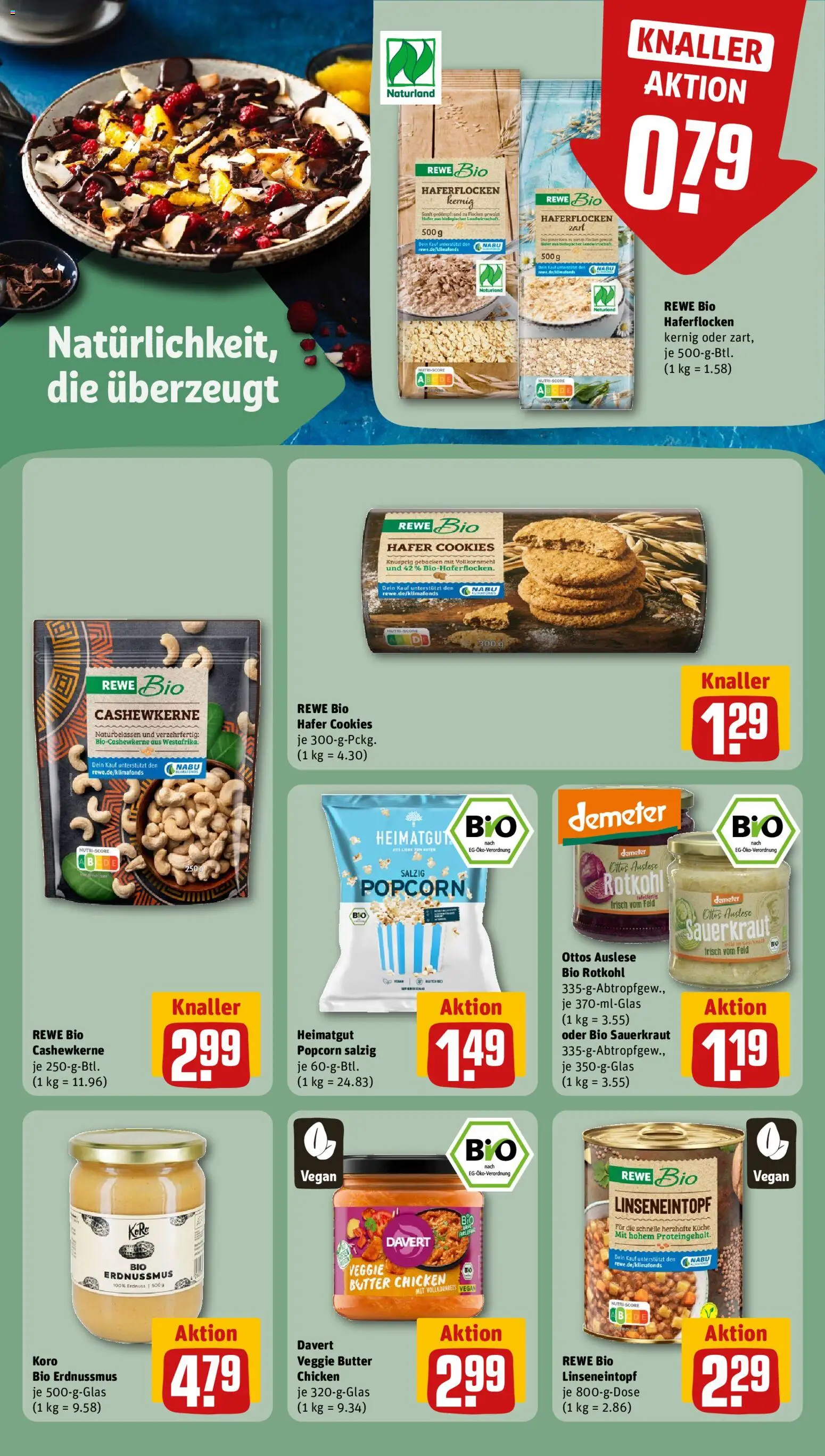 Rewe Prospekt 	 – gültig ab 05.01.2026 | Seite: 15 | Produkte: Butter, Rotkohl, Flocken