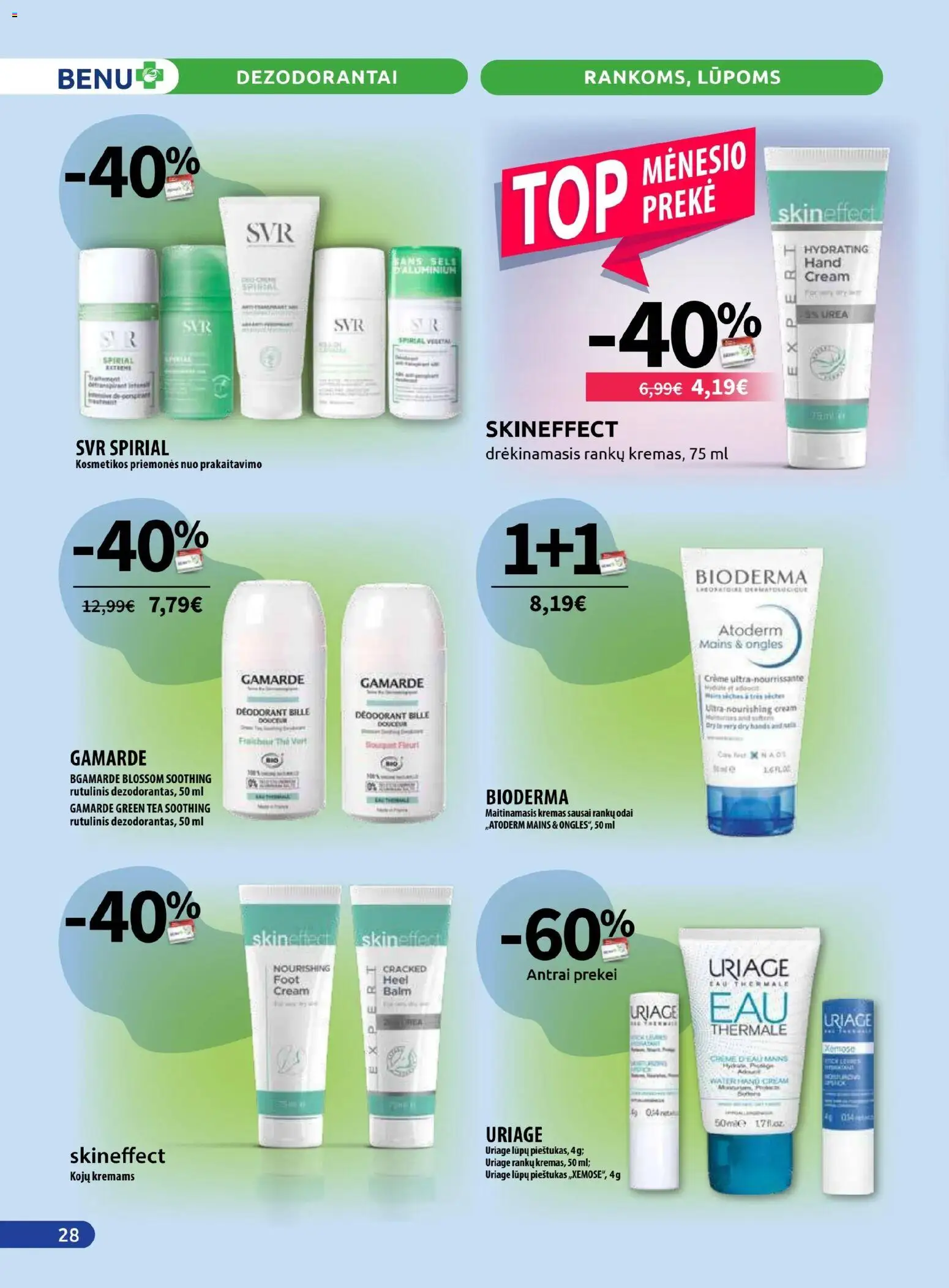BENU akcijos nuo 01.11.2025 | Puslapis: 28 | Prekių: Kremas