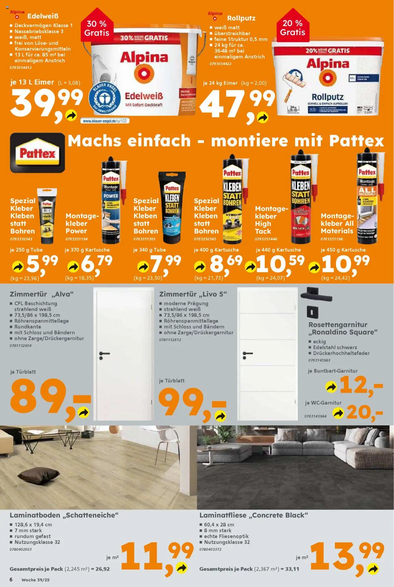 Globus Baumarkt prospekt Berlin-Treptow	 – gültig ab 22.09.2025 | Seite: 6