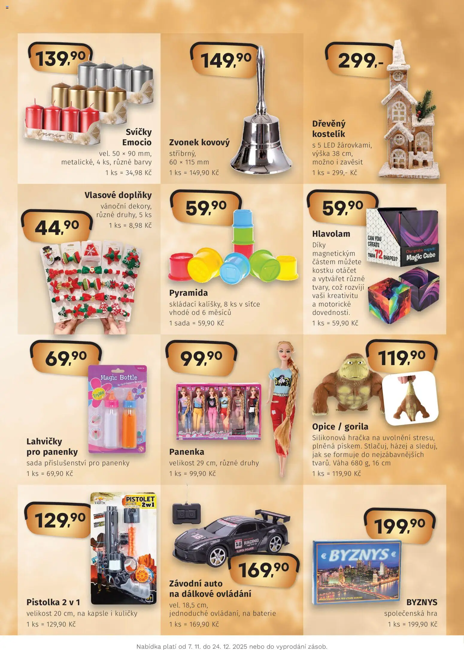 Coop leták - Hity Vánoce  od 07.11.2025 | Strana: 7 | Produkty: Panenka, Váha, Zvonek, LED