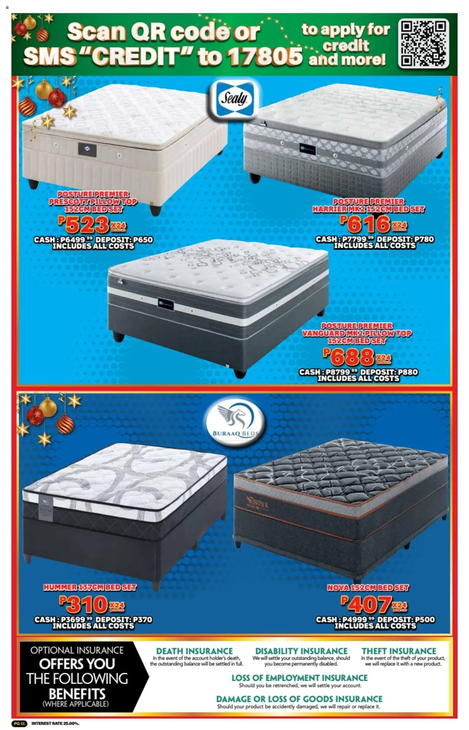 New Lewis Stores catalogue – valid from 10.11.2025 | Page: 12 | Products: Bed, Pillow