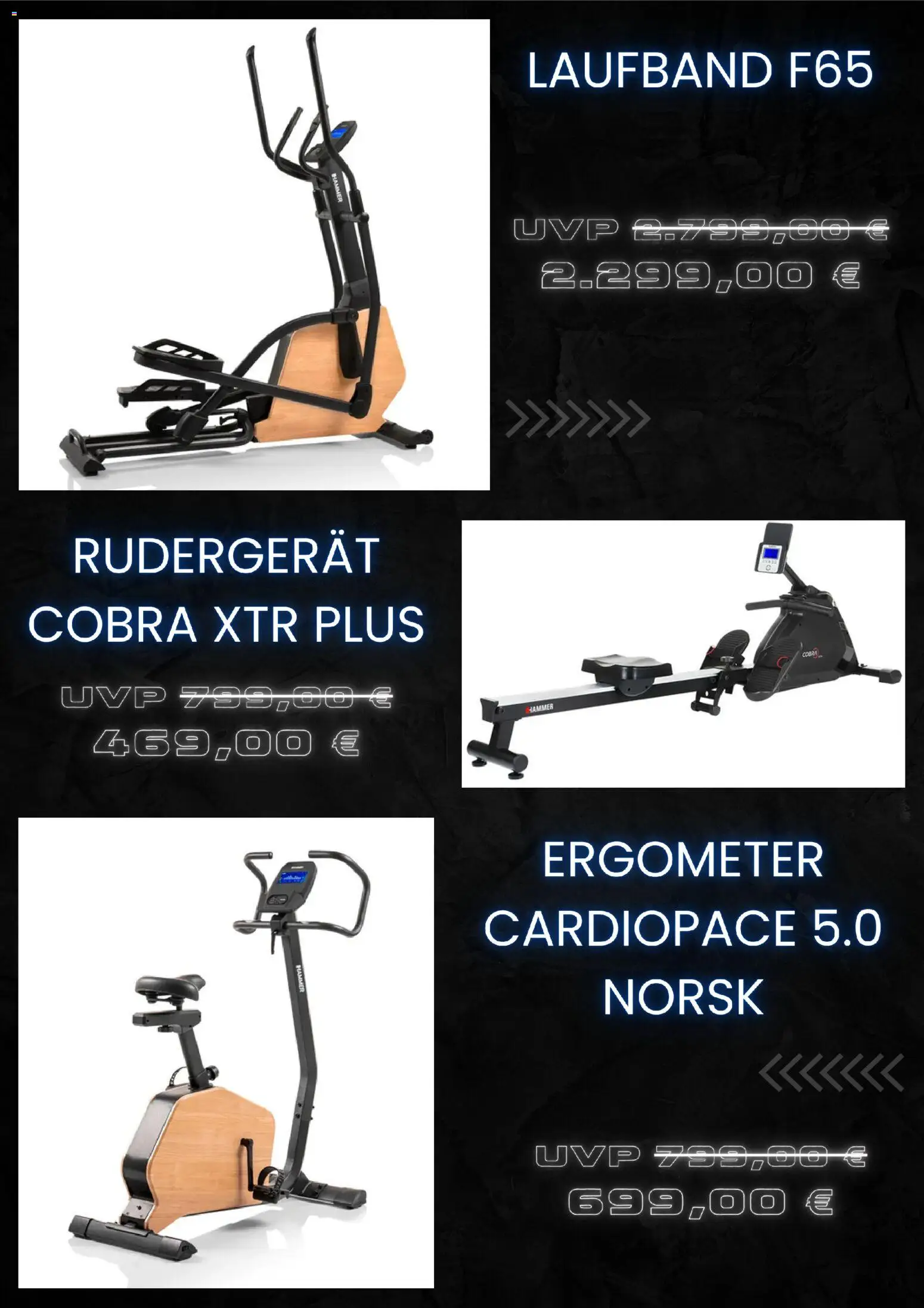Hammer - Black Friday – gültig ab 10.11.2025 | Seite: 5 | Produkte: Laufband, Ergometer, Rudergerät