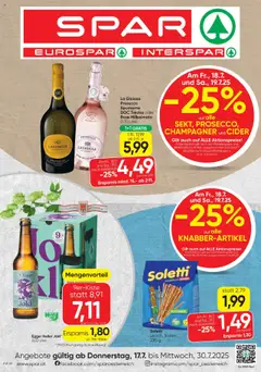 Vorschau von dem Prospekt - Spar Flugblatt gültig ab 17.07.2025