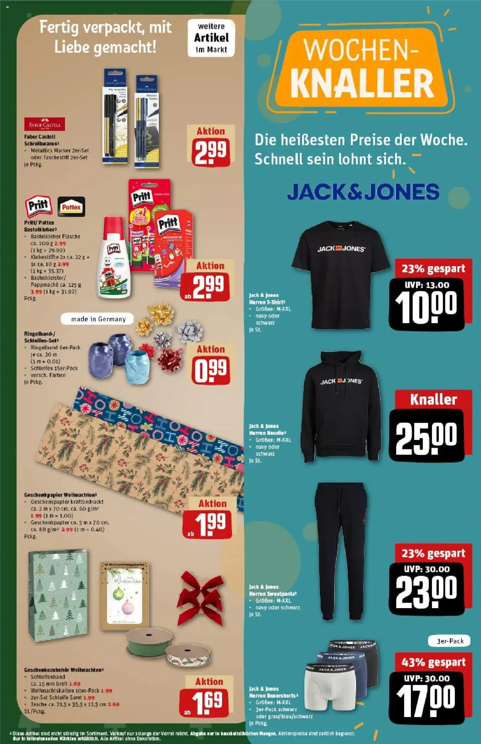 Rewe prospekt Lutherstadt Eisleben	 – gültig ab 01.12.2025 | Seite: 29 | Produkte: Tasche, T-Shirt, Hoodie