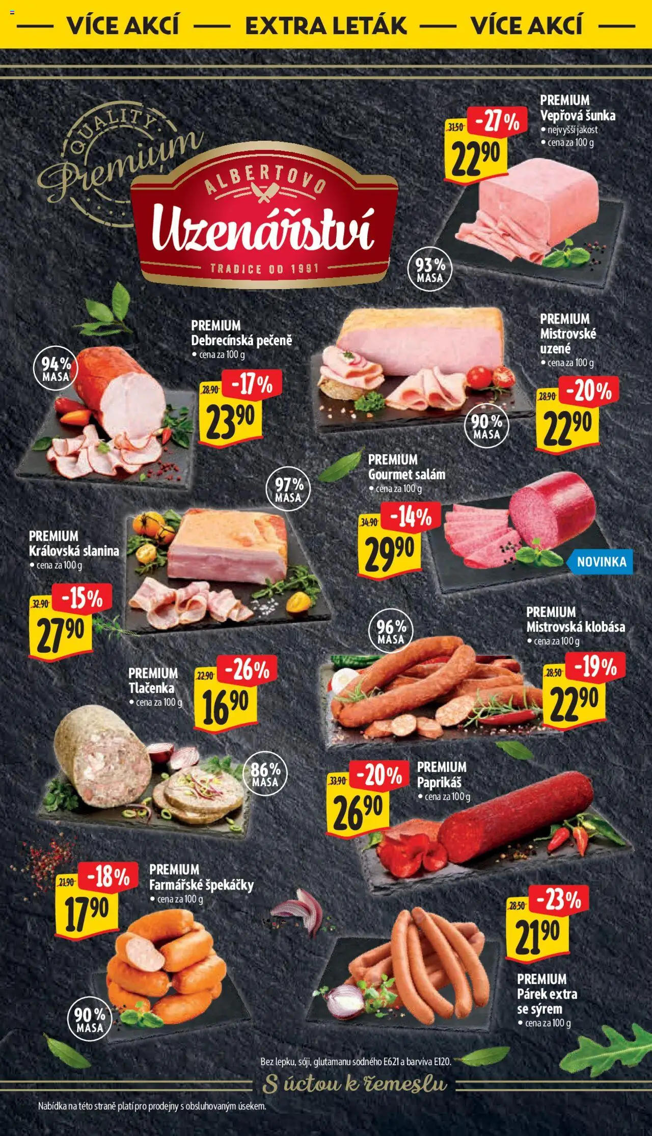 Albert leták - Supermarket od 01.10.2025 | Strana: 39 | Produkty: Gourmet, Salám, Šunka, Slanina
