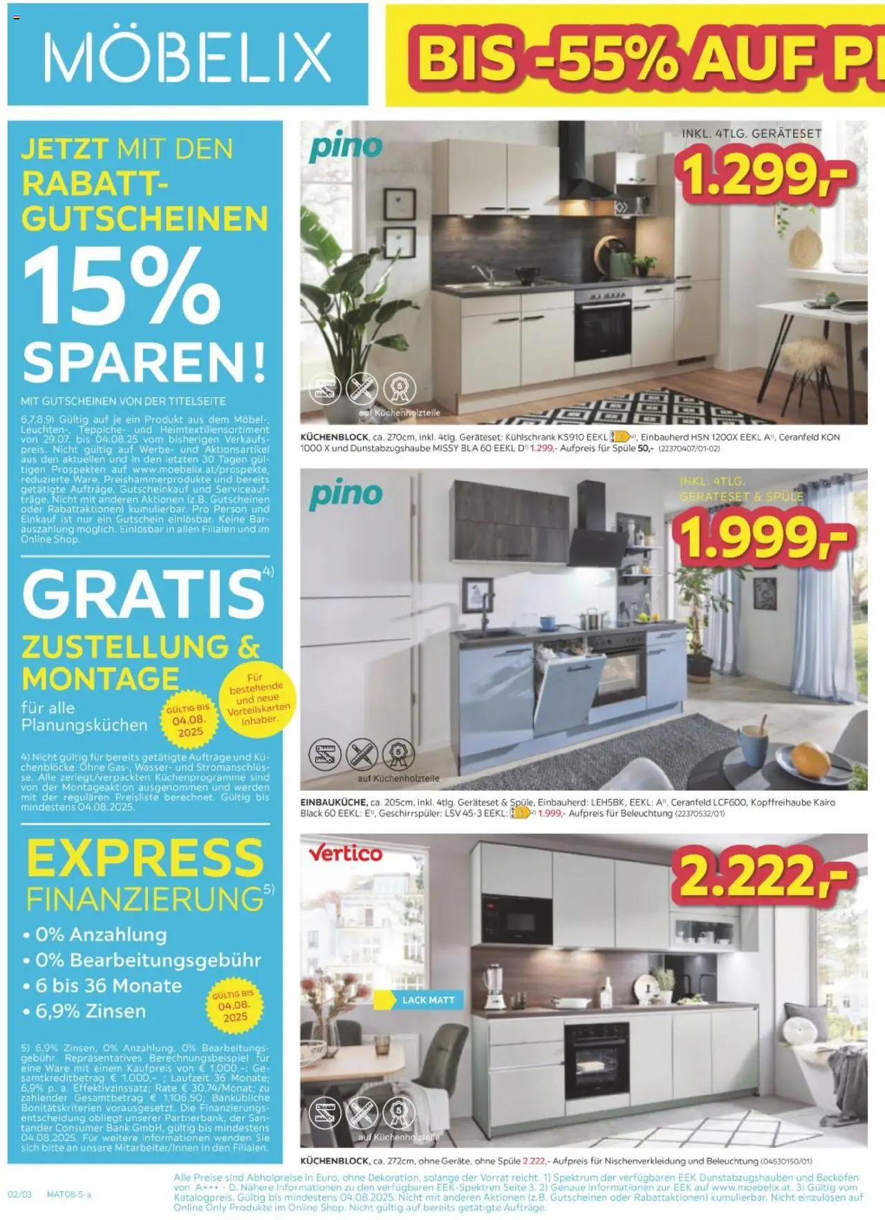 Möbelix Angebote gültig ab 28.07.2025 | Seite: 2 | Produkte: Wasser, Kühlschrank, Geschirrspüler