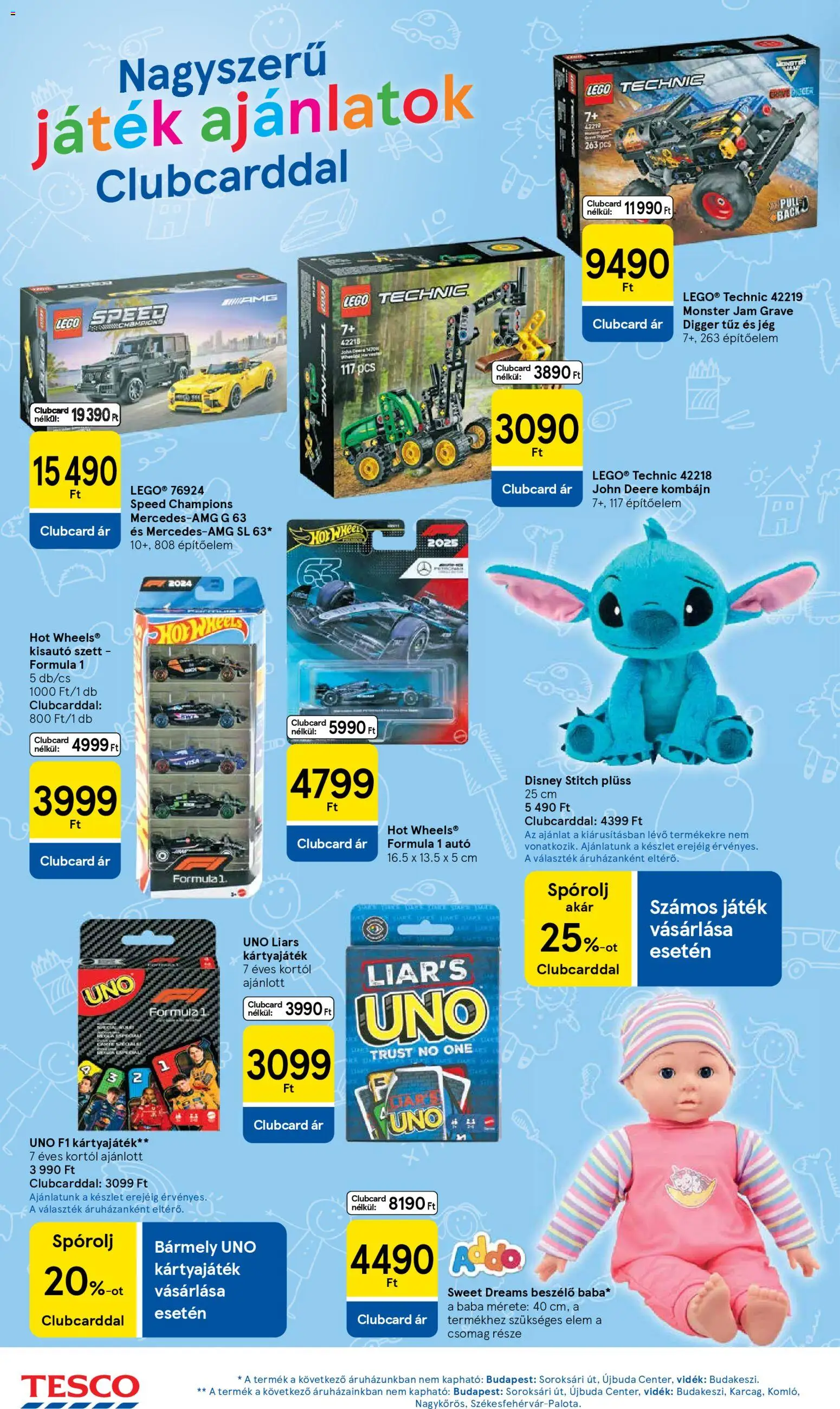 Tesco akciós ujság - amely érvényes a következő dátumtól: 05.03.2026 | Oldal: 18 | Termékek: Játék, Plüss