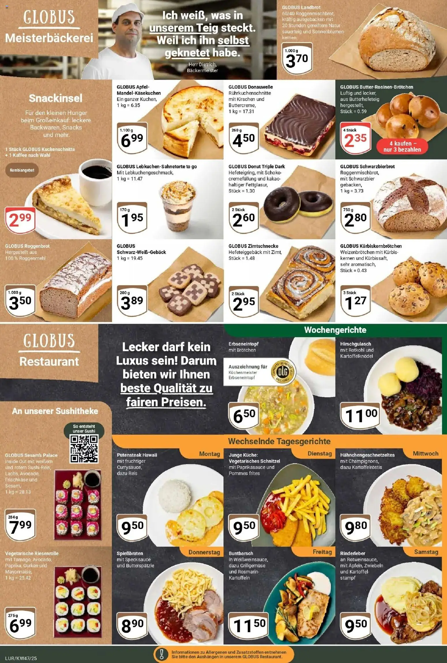 Globus prospekt Hamburg	 – gültig ab 17.11.2025 | Seite: 9 | Produkte: Pommes, Küche, Kartoffeln, Gurken