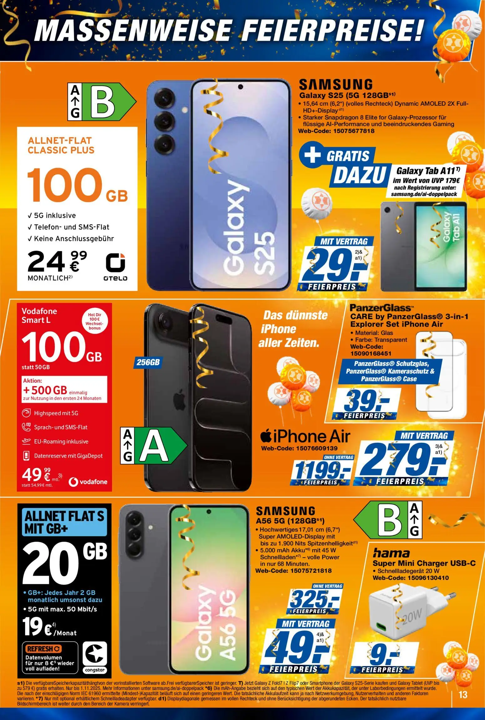 Expert  Aktuelle Beilage – gültig ab 24.10.2025 | Seite: 13 | Produkte: Samsung, Iphone, Telefon, Smartphone